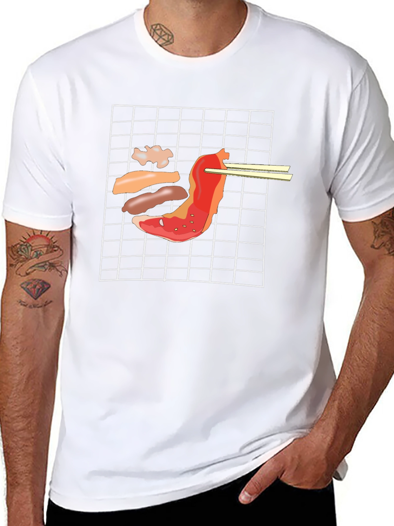 Korean BBQ Grilling T-Shirt - Foodie Style
