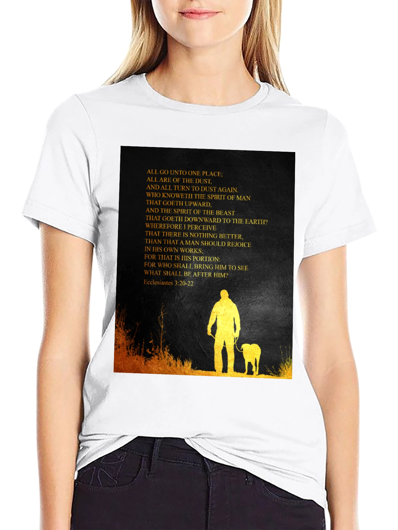 Ecclesiastes T-Shirt: Man and Beast Graphic Tee