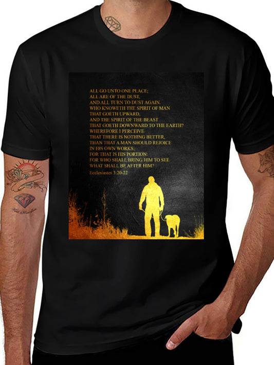 Ecclesiastes T-Shirt: Man and Beast Graphic Tee