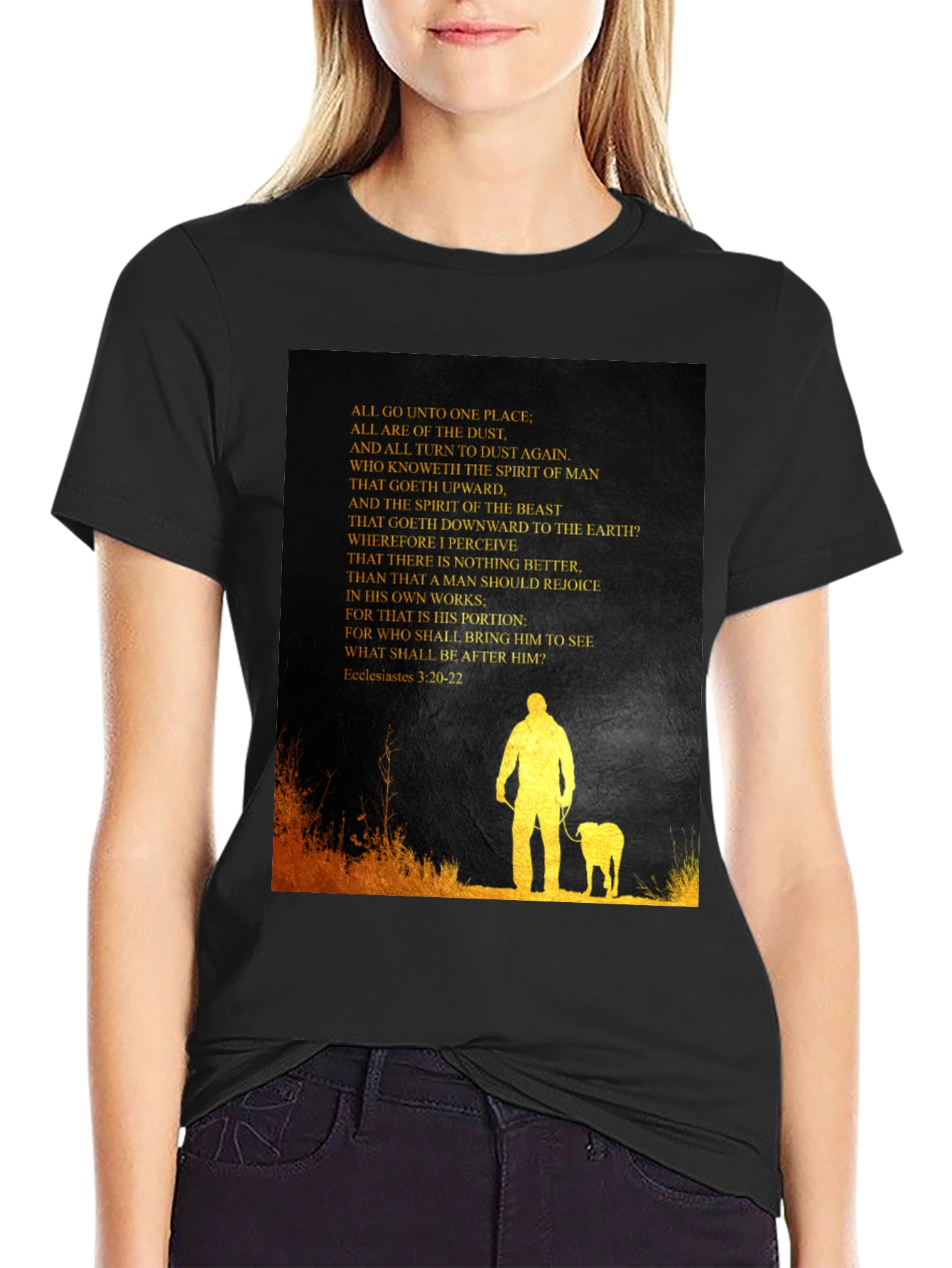 Ecclesiastes T-Shirt: Man and Beast Graphic Tee