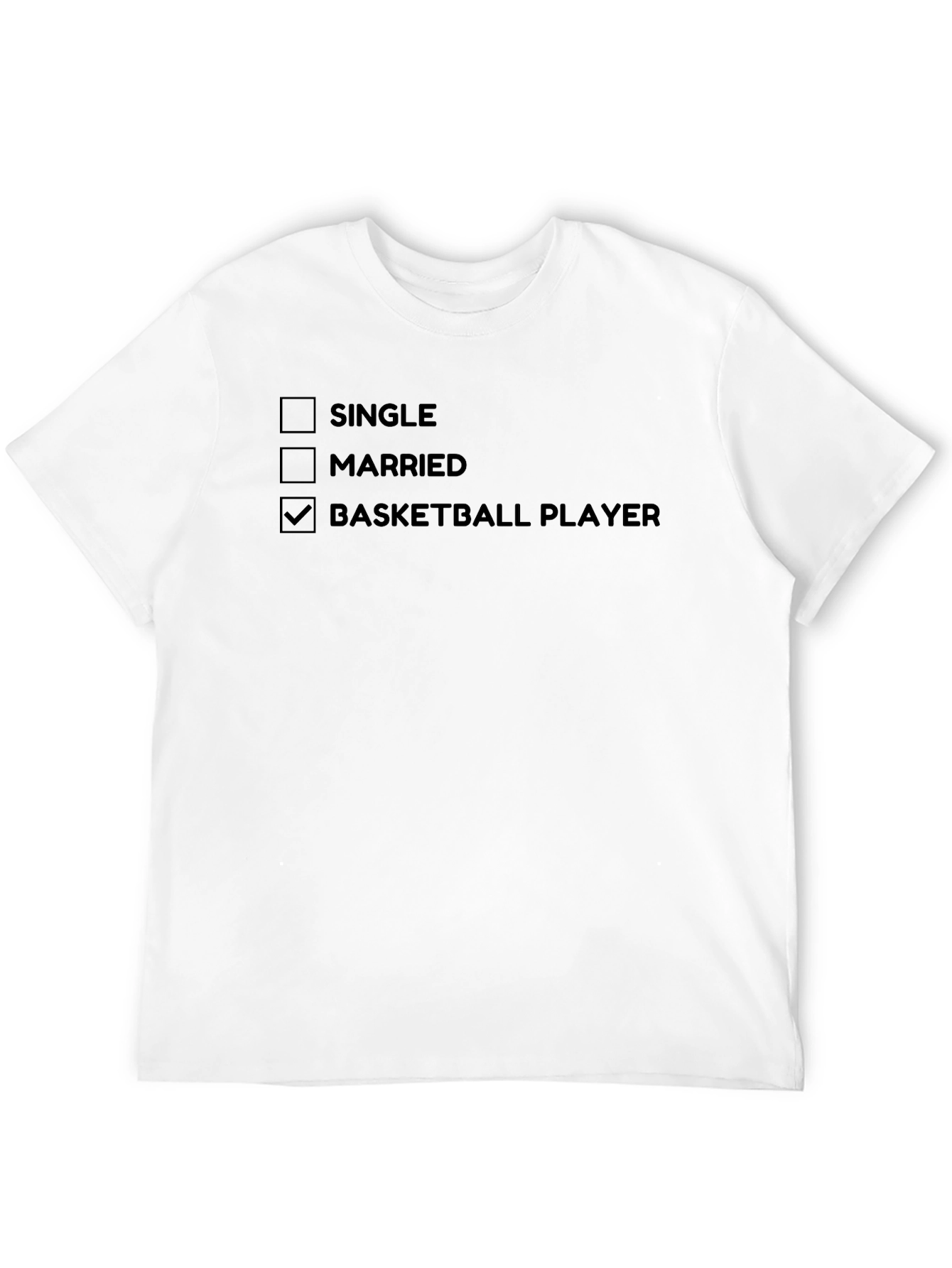 Basketball Player Checklist Graphic T-Shirt