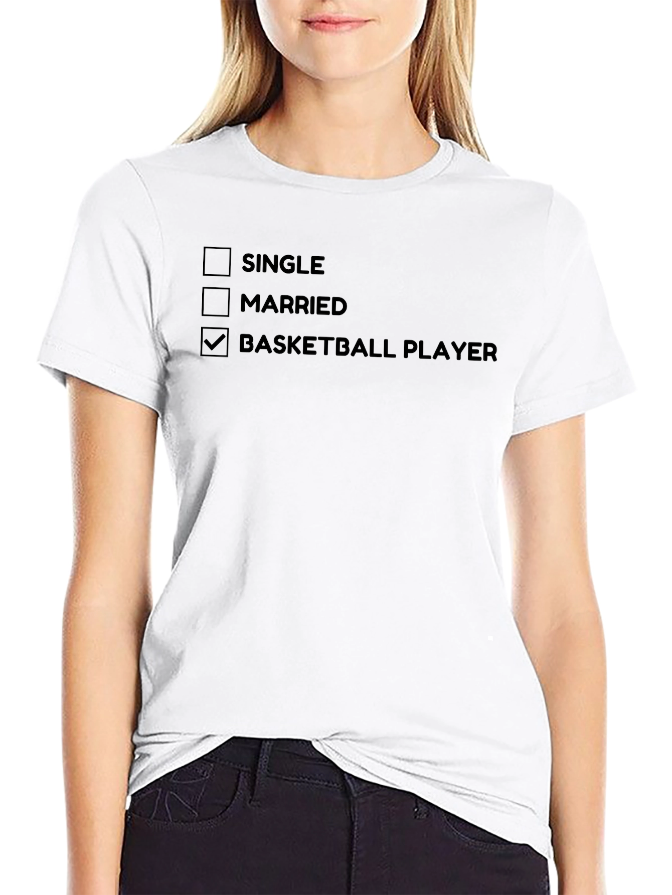 Basketball Player Checklist Graphic T-Shirt
