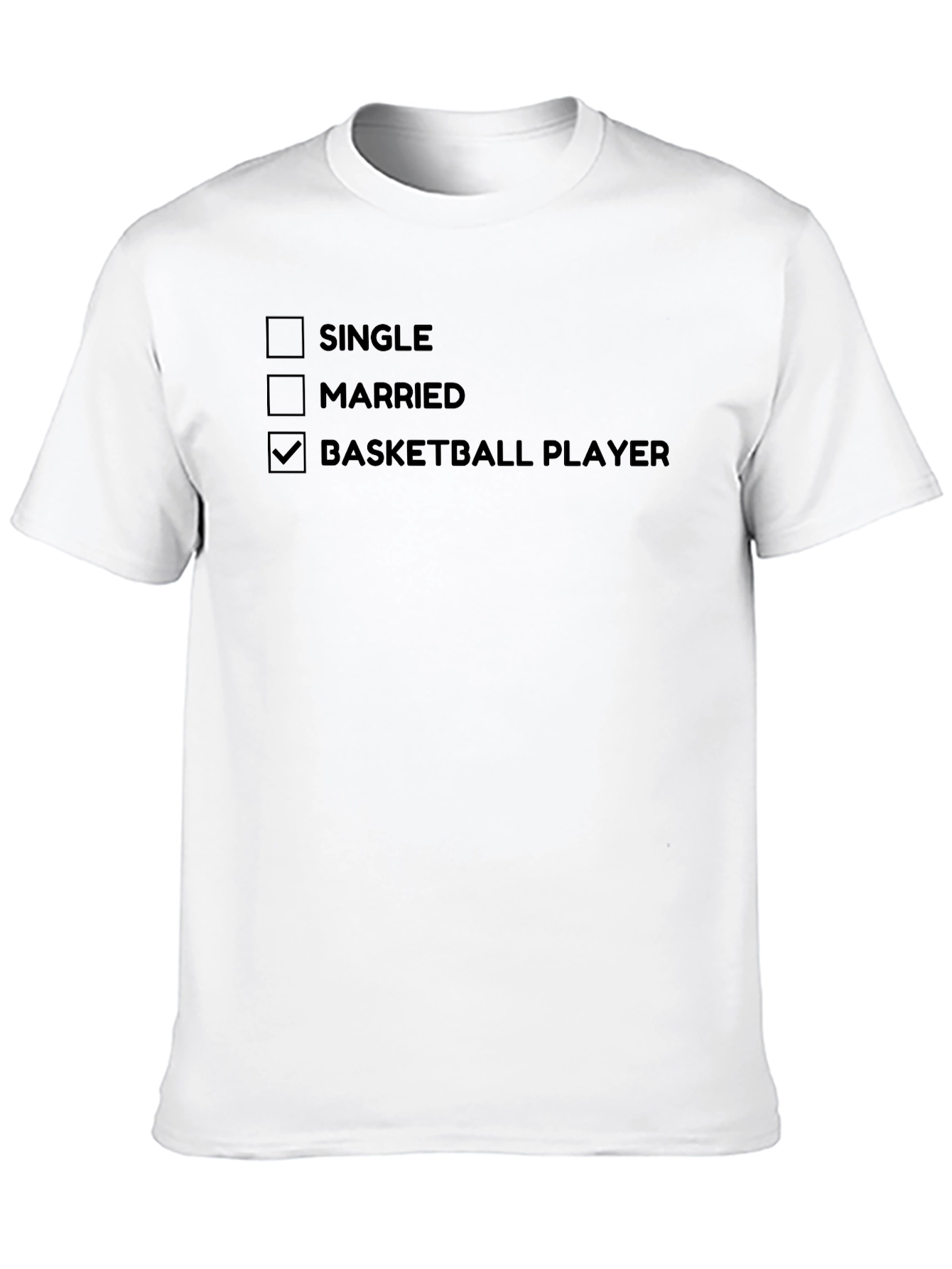 Basketball Player Checklist Graphic T-Shirt