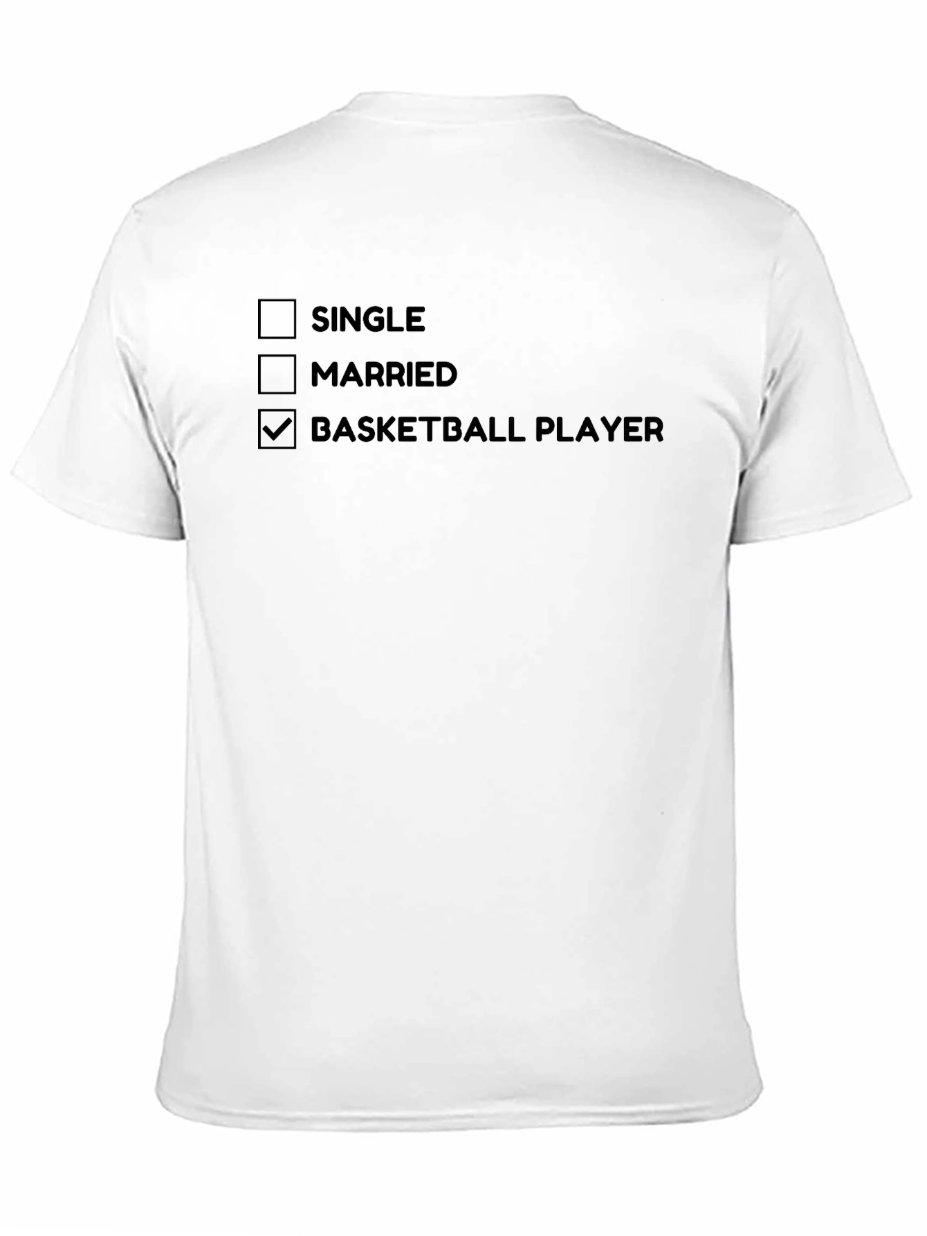 Basketball Player Checklist Graphic T-Shirt