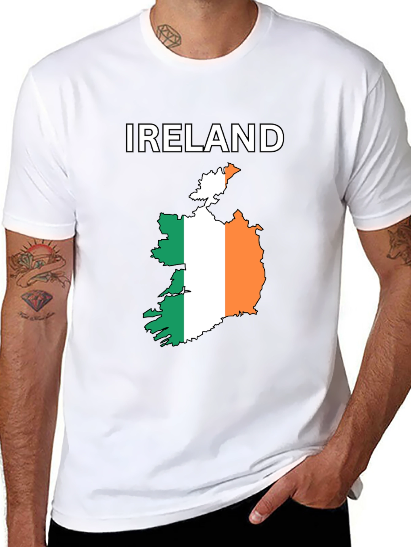 Ireland Flag Graphic Tee - Irish Pride Shirt