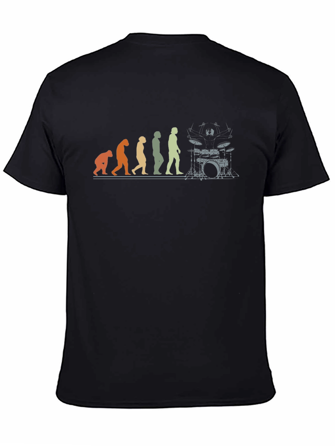 Drummer Evolution Graphic T-Shirt