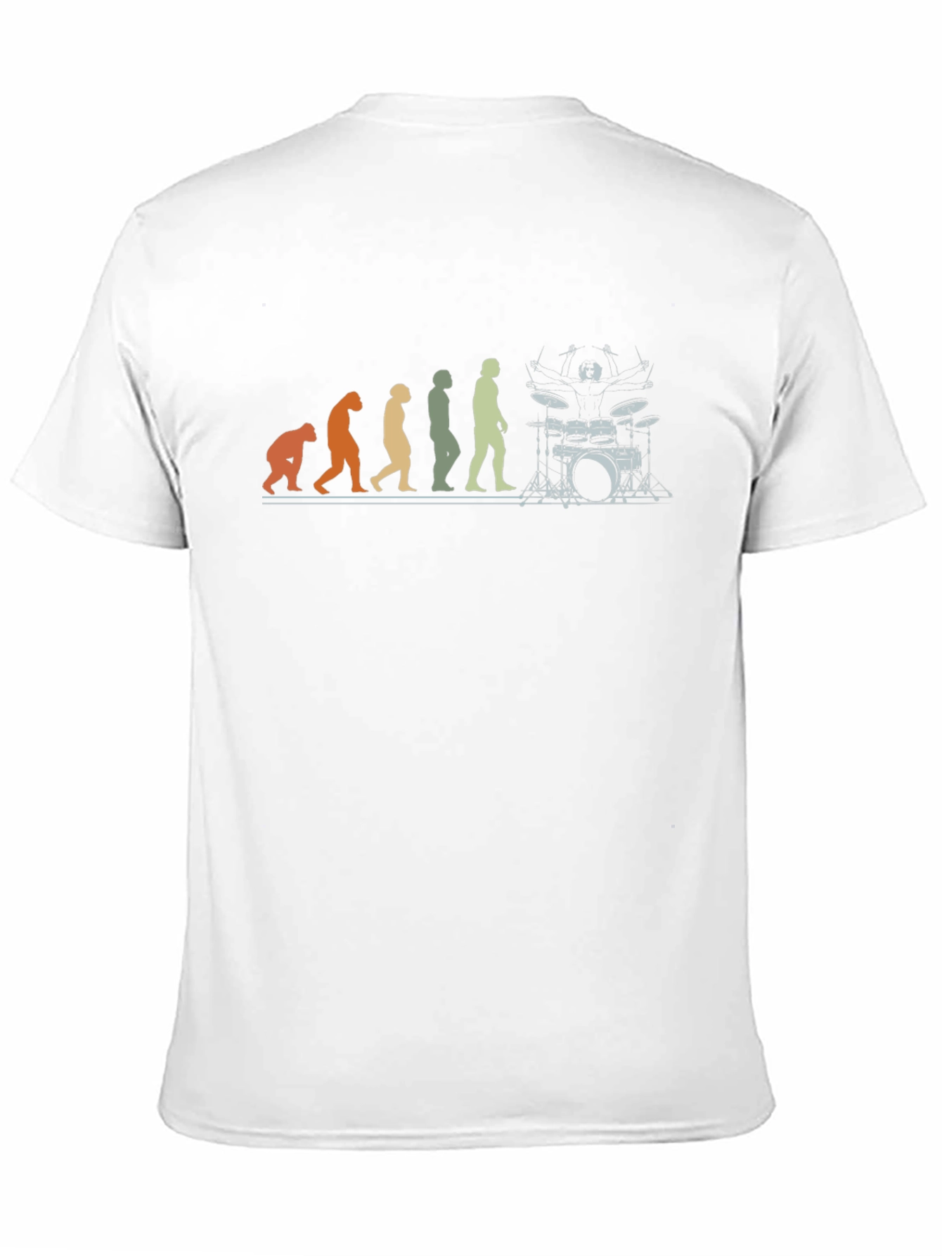 Drummer Evolution Graphic T-Shirt