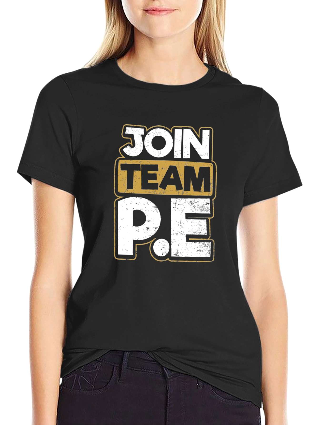Join Team PE Black Graphic T-Shirt