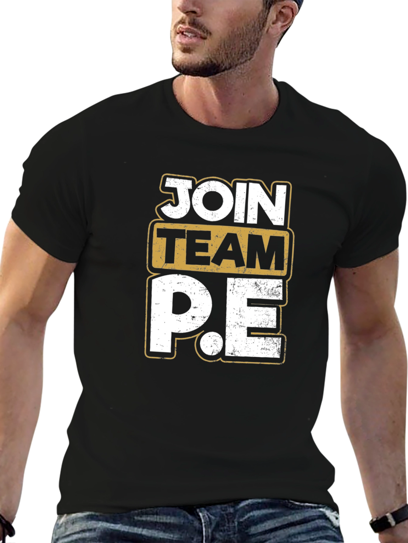 Join Team PE Black Graphic T-Shirt