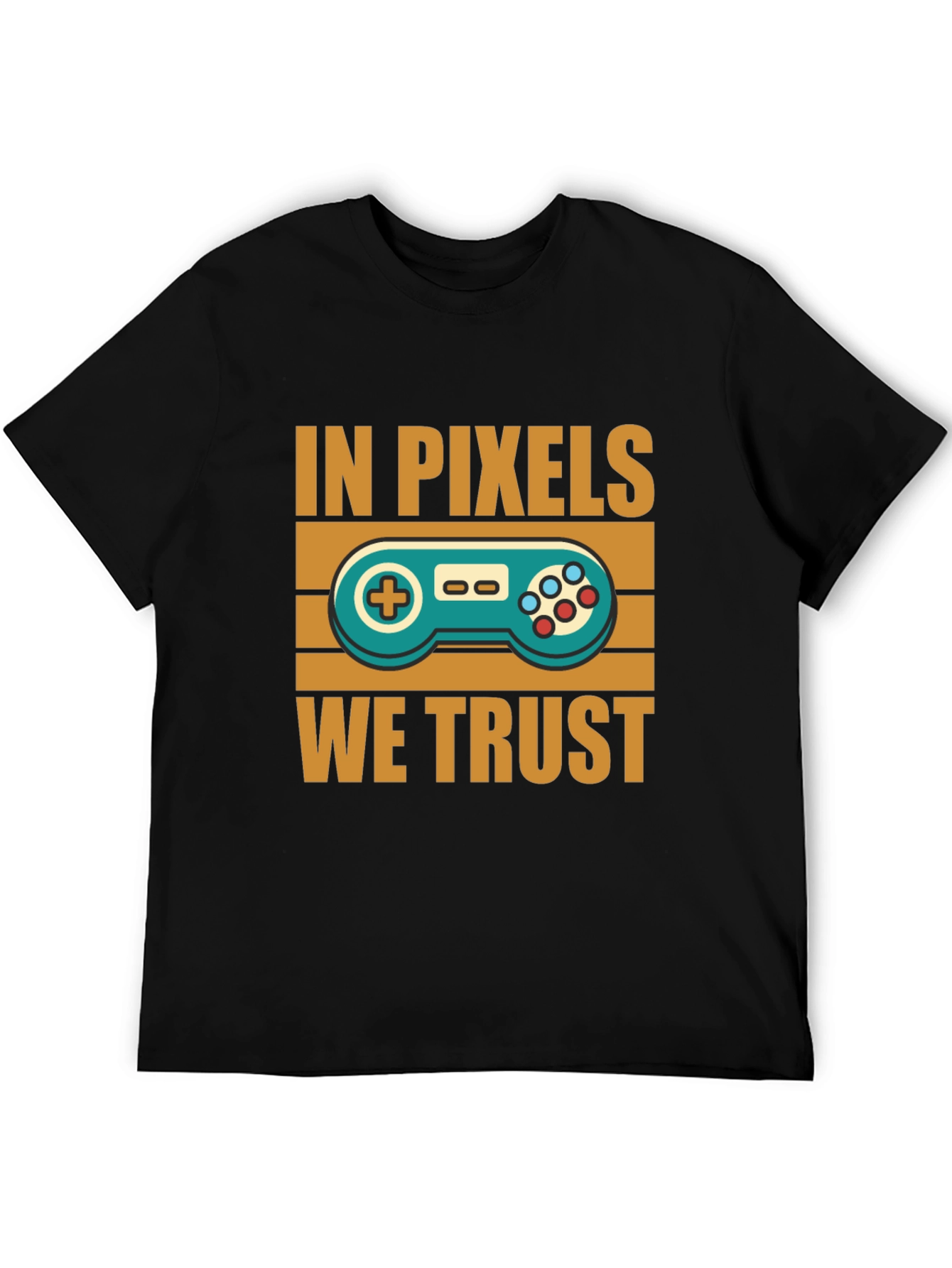 In Pixels We Trust Graphic Tee - Gamer Shirt