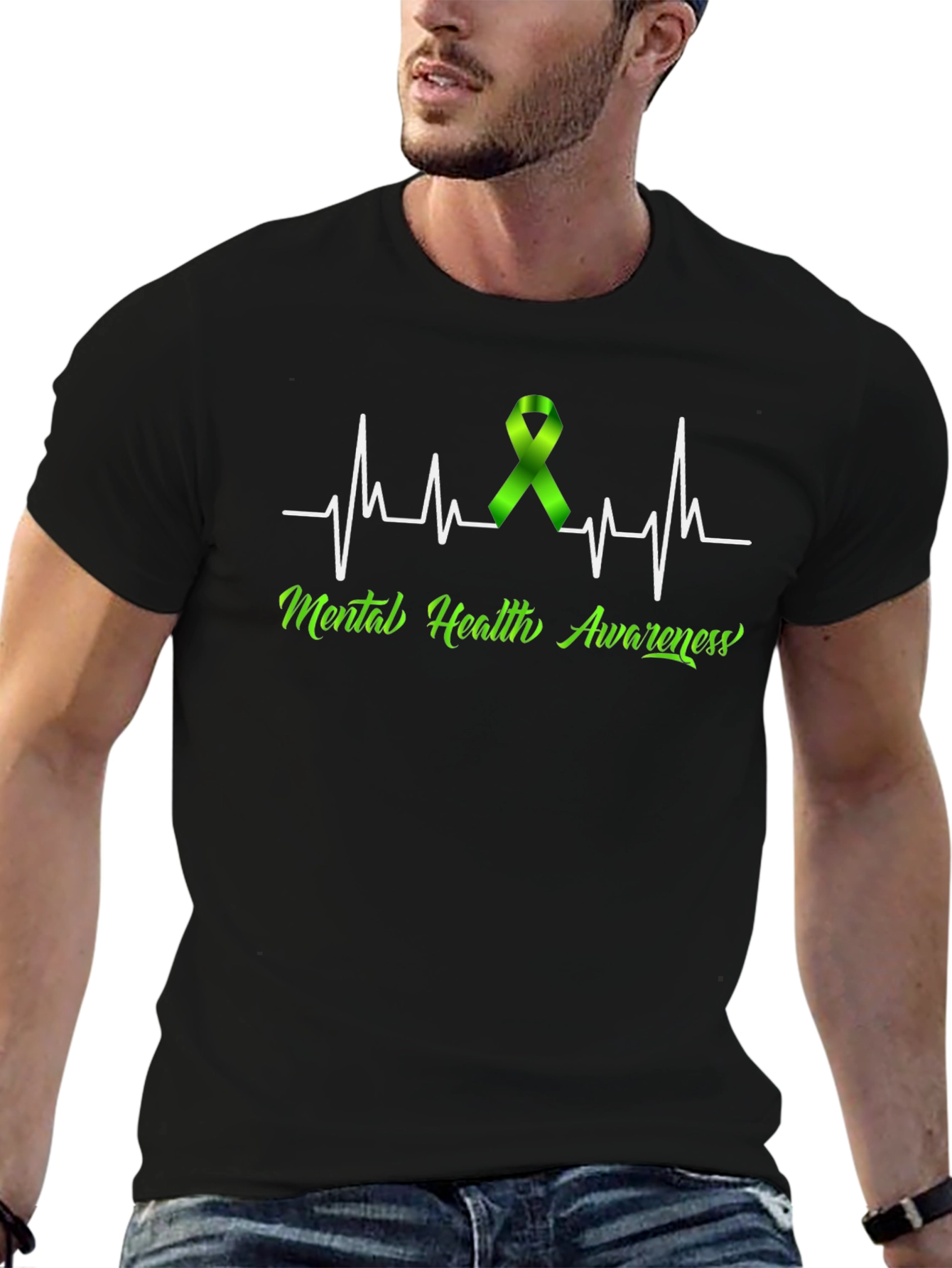 Mental Health Awareness Ribbon T-Shirt