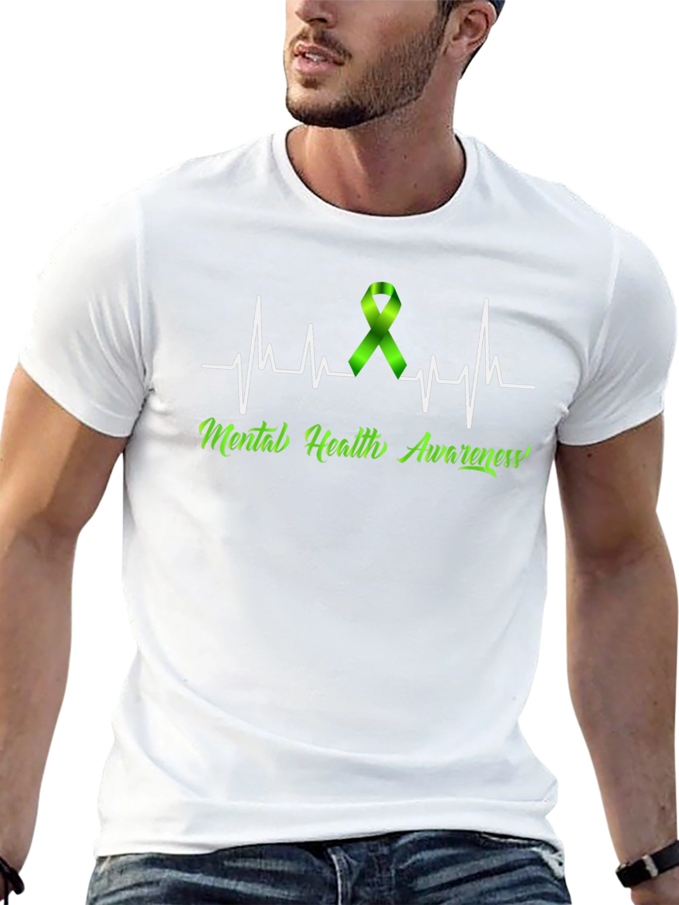 Mental Health Awareness Ribbon T-Shirt