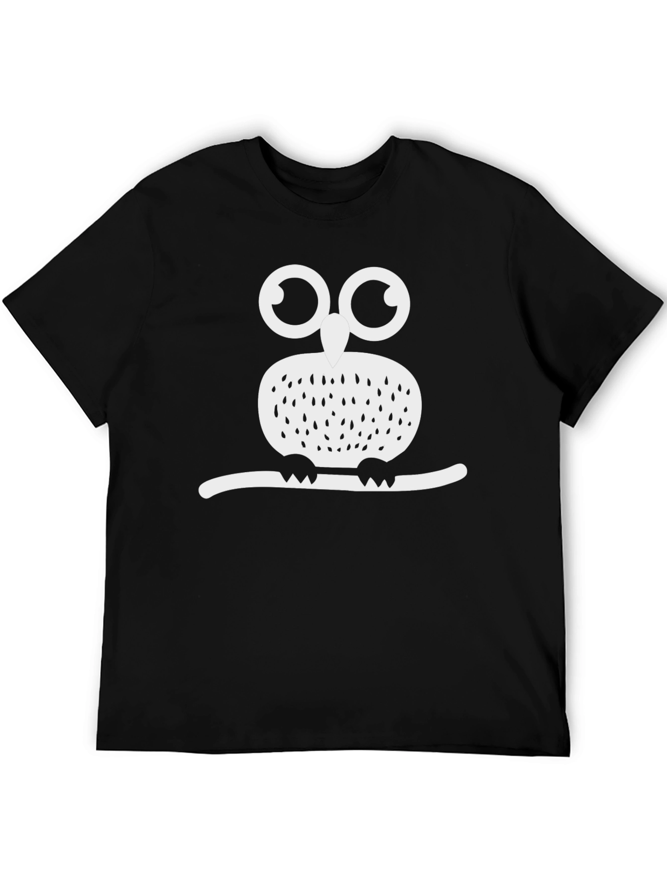 Owl Graphic Tee - Unisex Black T-Shirt