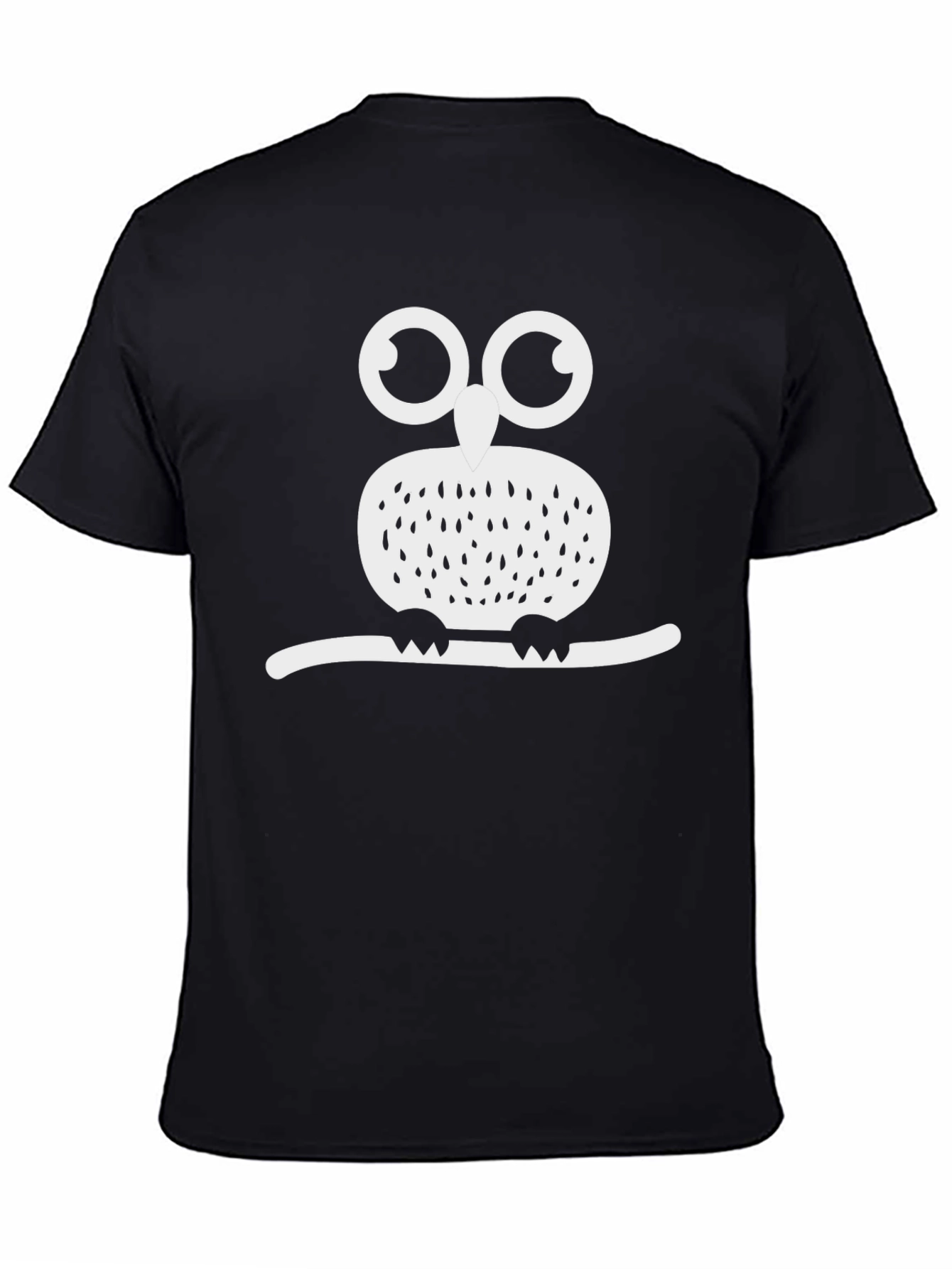 Owl Graphic Tee - Unisex Black T-Shirt