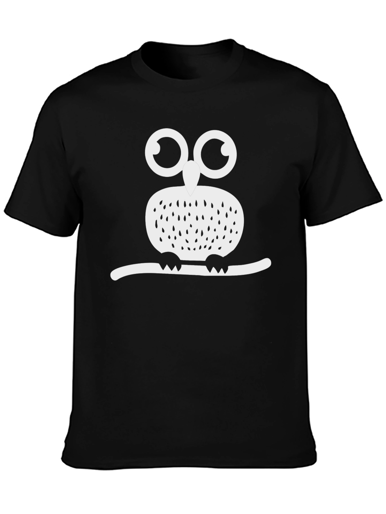 Owl Graphic Tee - Unisex Black T-Shirt