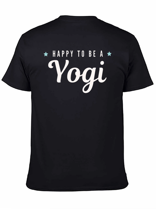 Happy to Be a Yogi Graphic T-Shirt