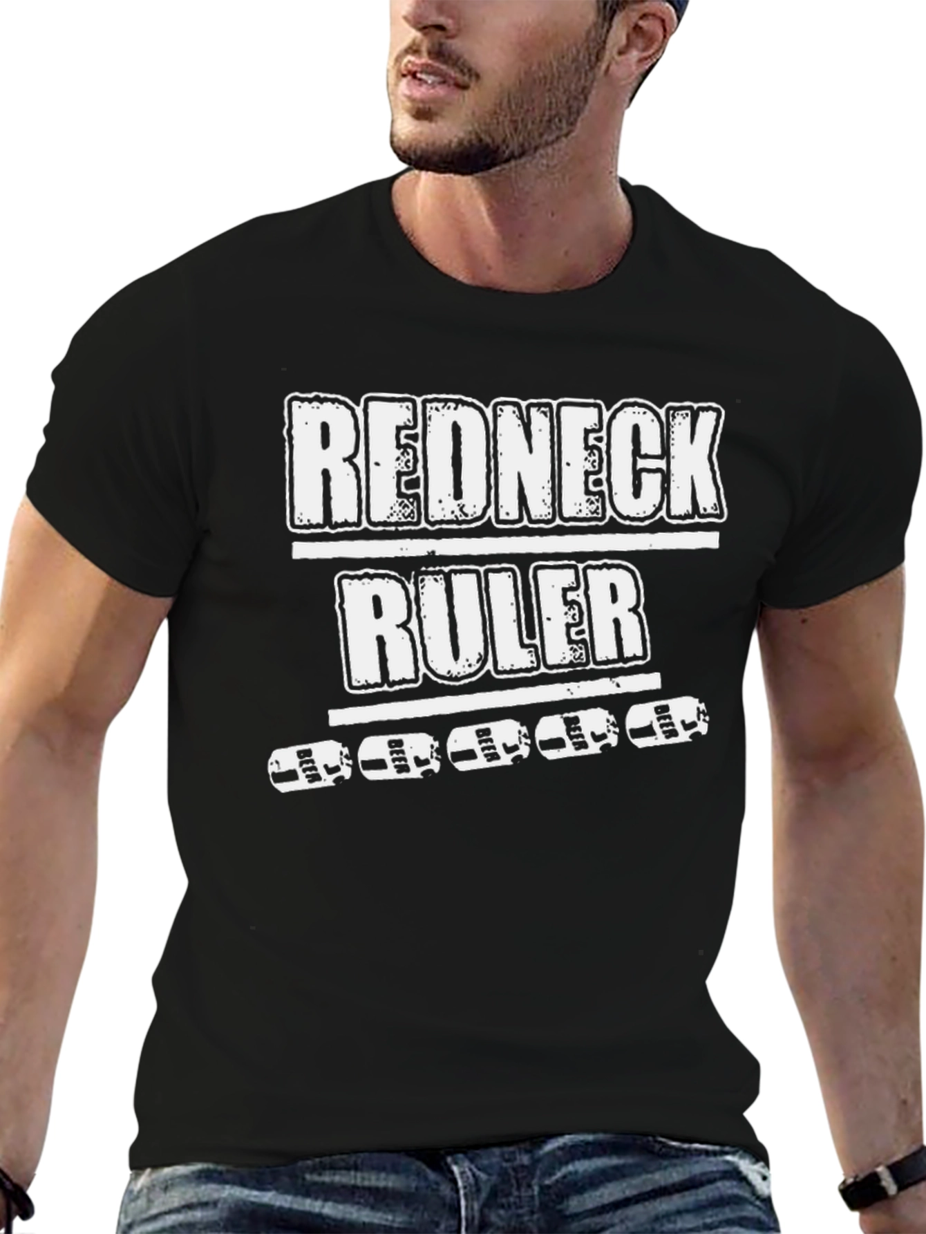 Redneck Ruler Beer Can T-Shirt