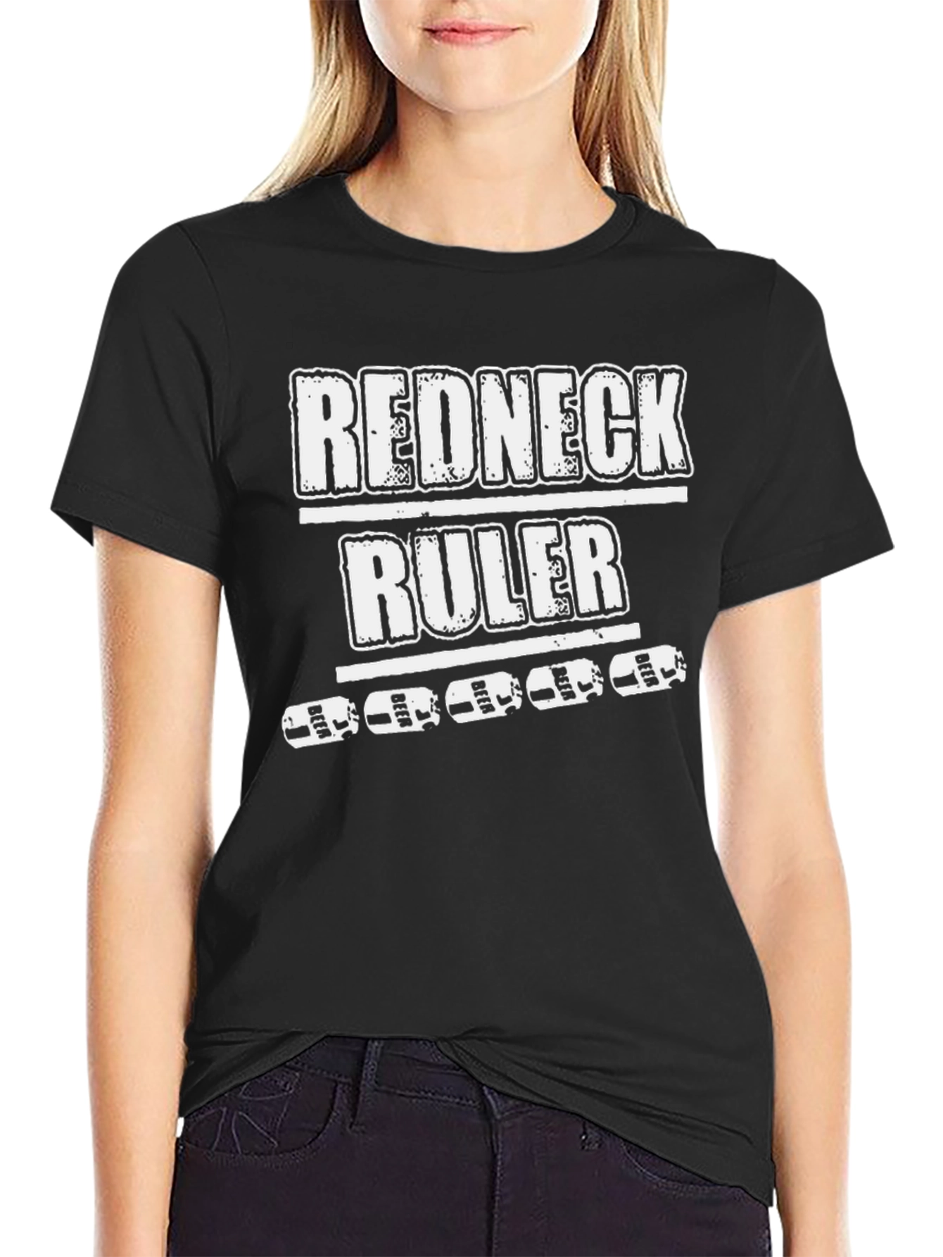 Redneck Ruler Beer Can T-Shirt