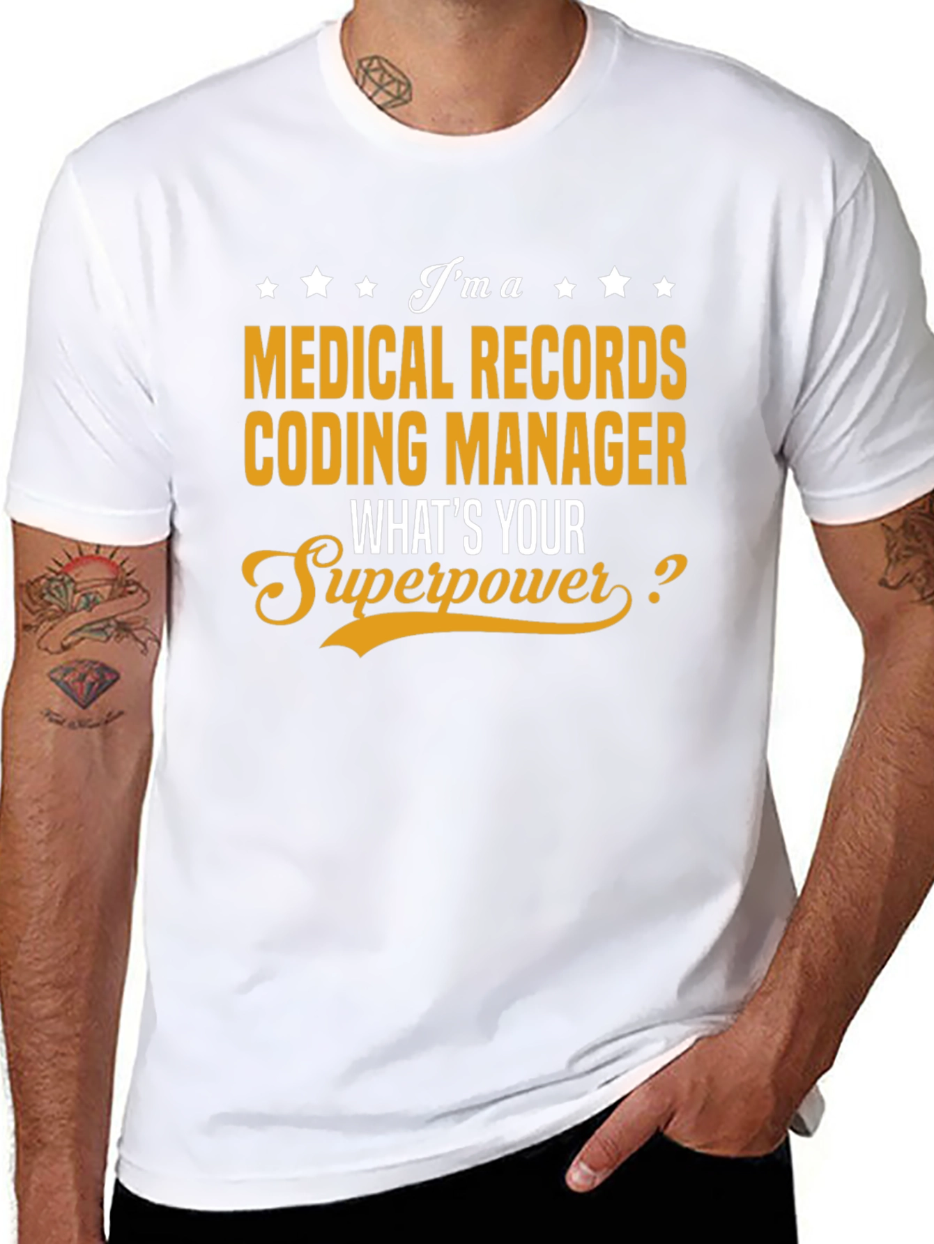 Medical Records Coding Manager Superpower T-Shirt