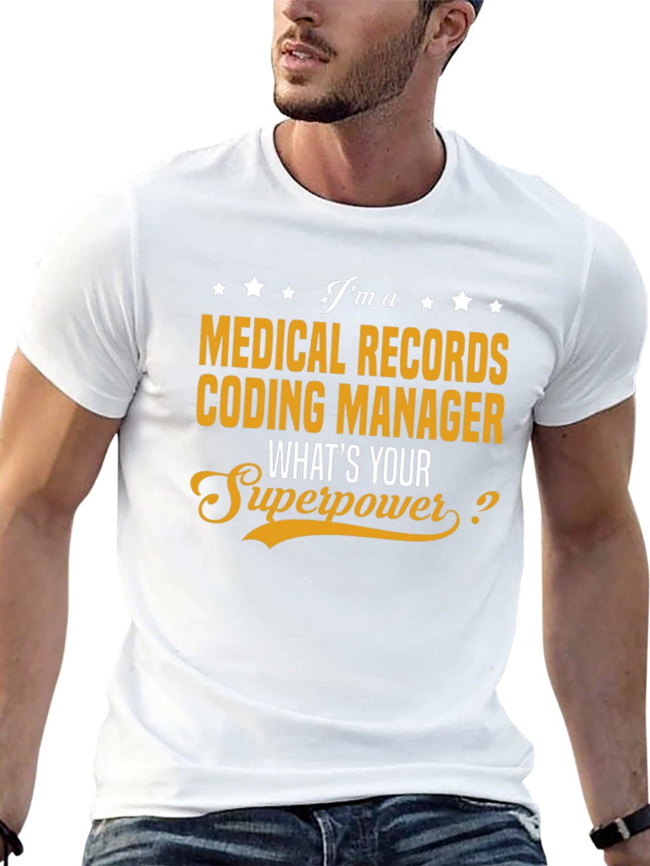 Medical Records Coding Manager Superpower T-Shirt