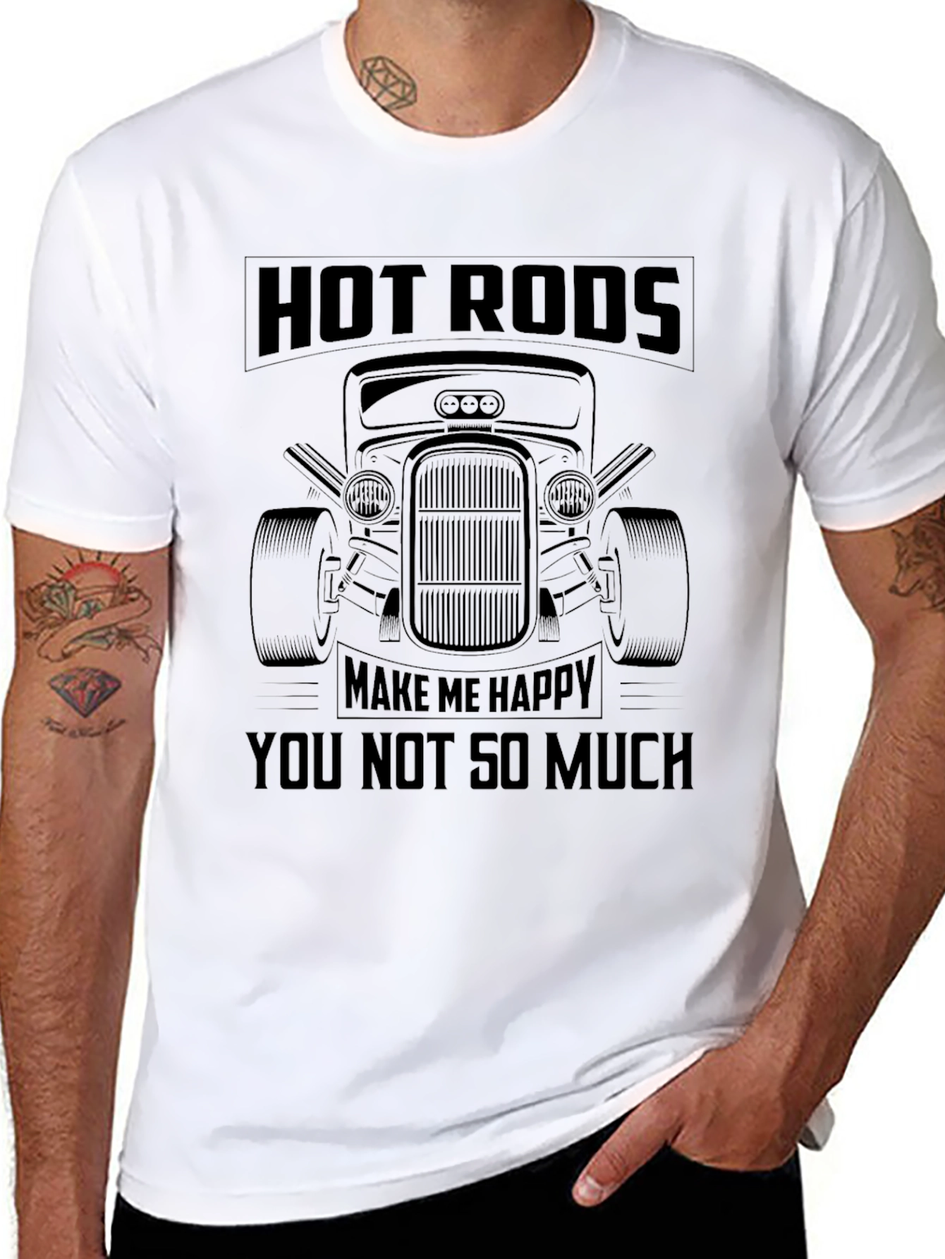 Hot Rods Make Me Happy T-Shirt