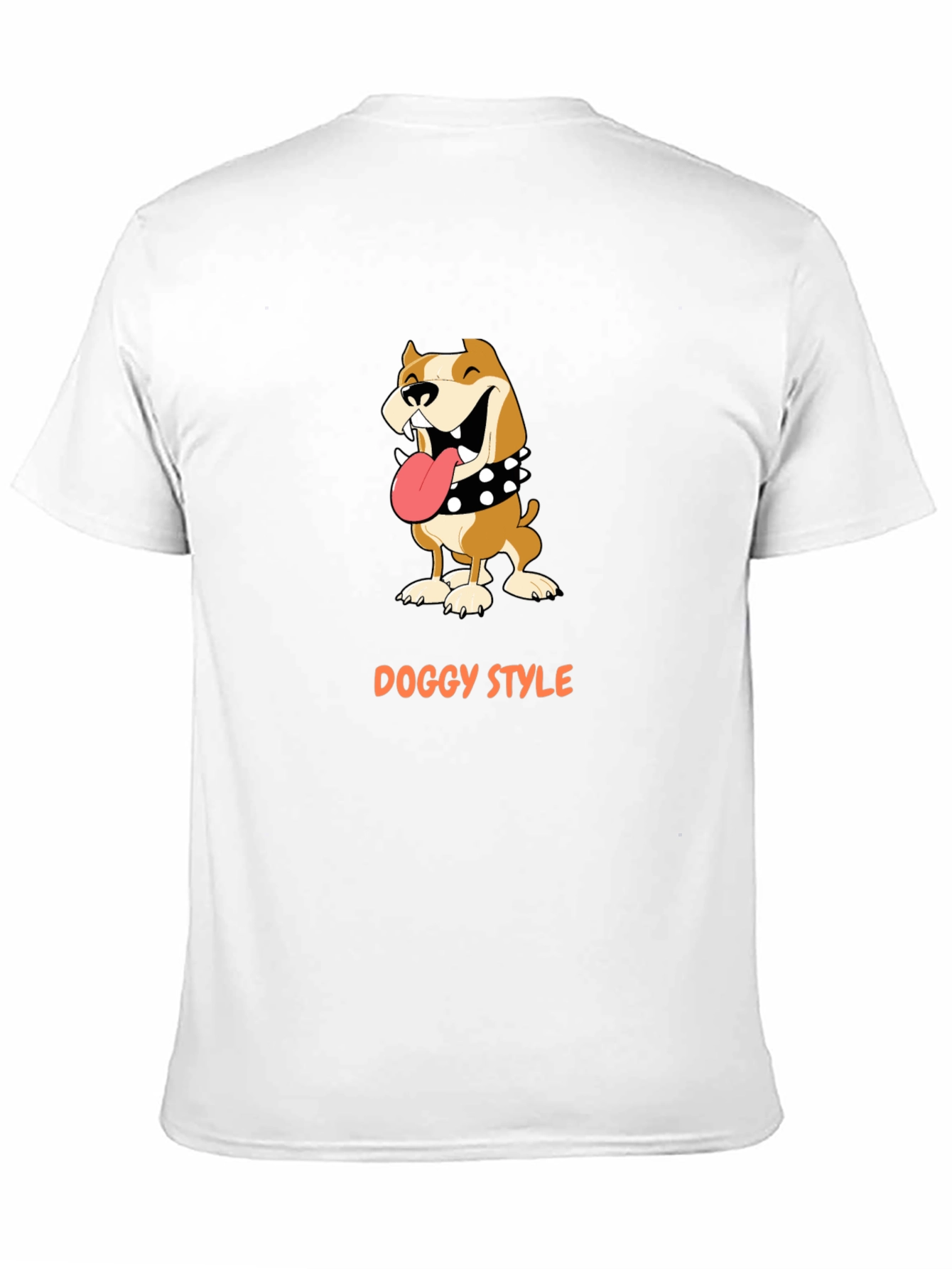 Doggy Style Graphic Tee - Black Cotton T-Shirt