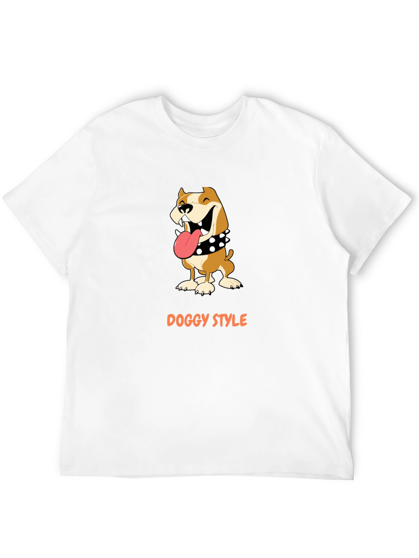 Doggy Style Graphic Tee - Black Cotton T-Shirt