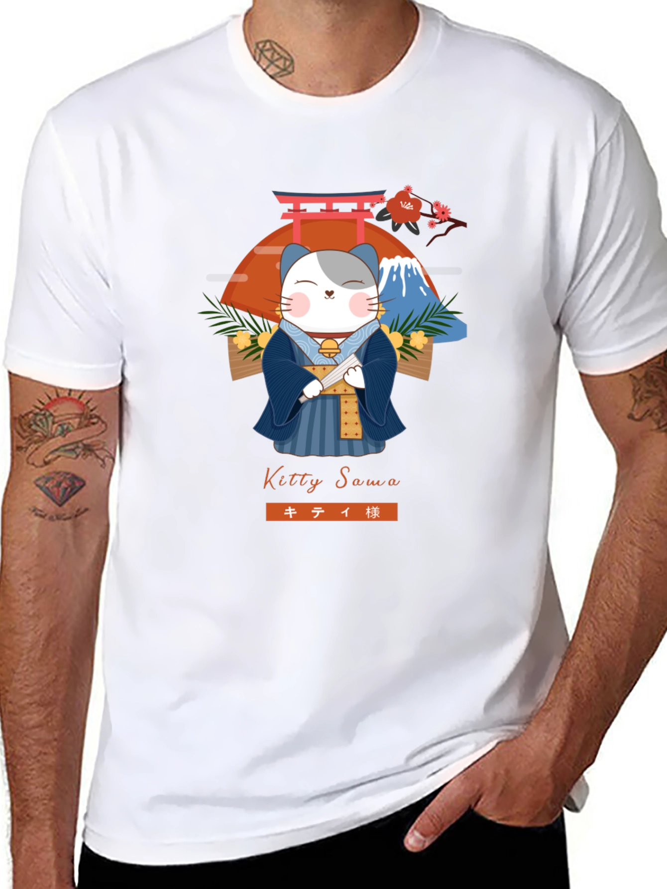 Japanese Kitty Sawa T-Shirt