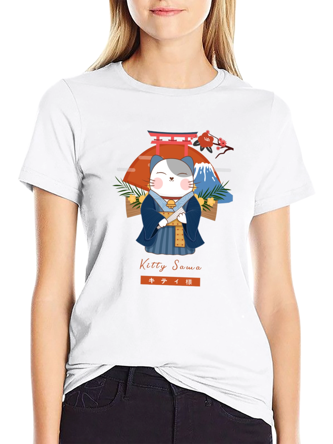 Japanese Kitty Sawa T-Shirt