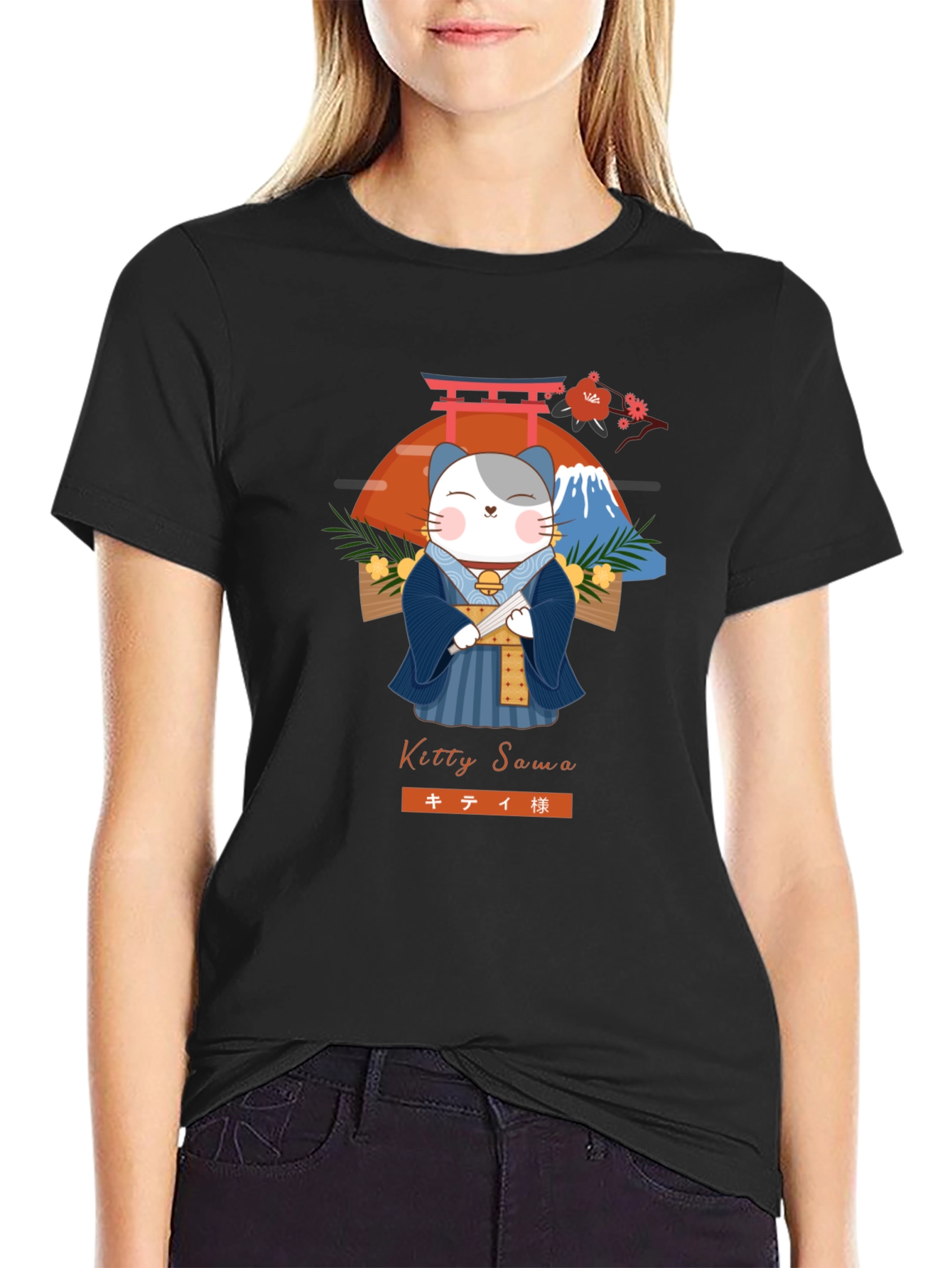 Japanese Kitty Sawa T-Shirt
