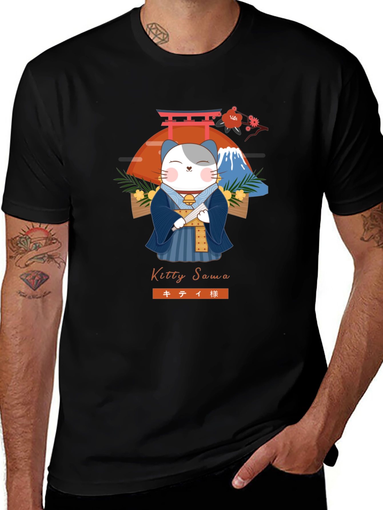 Japanese Kitty Sawa T-Shirt