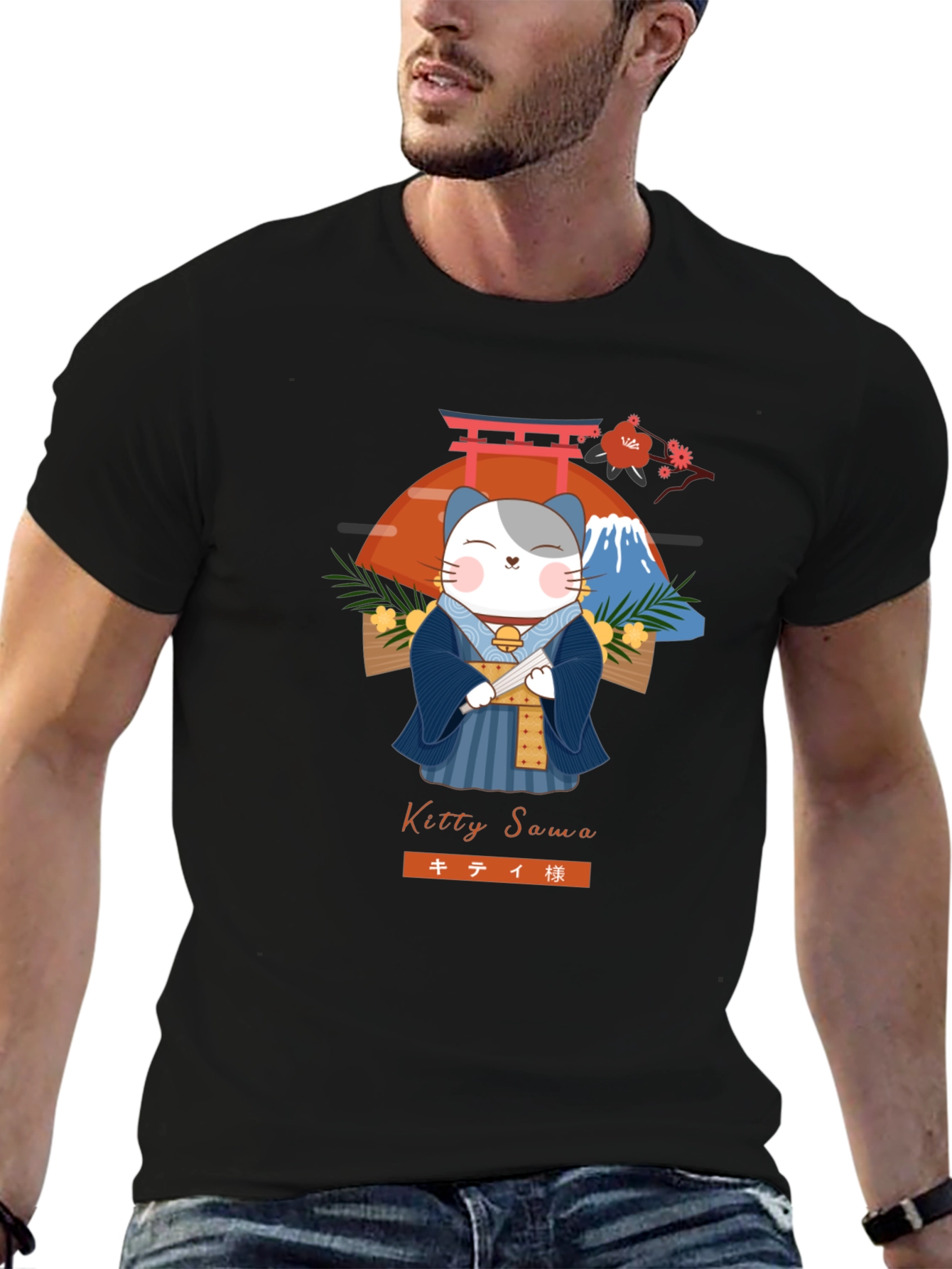 Japanese Kitty Sawa T-Shirt