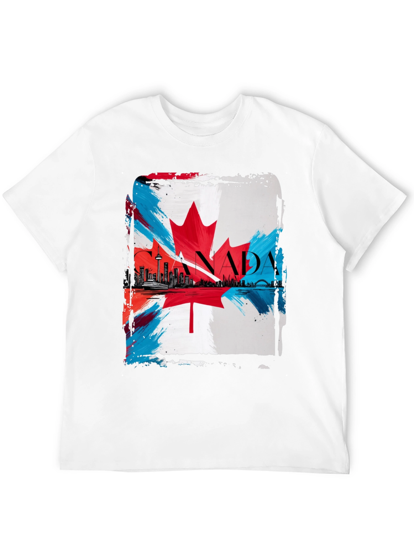 Canada Flag T-Shirt - Patriotic Graphic Tee
