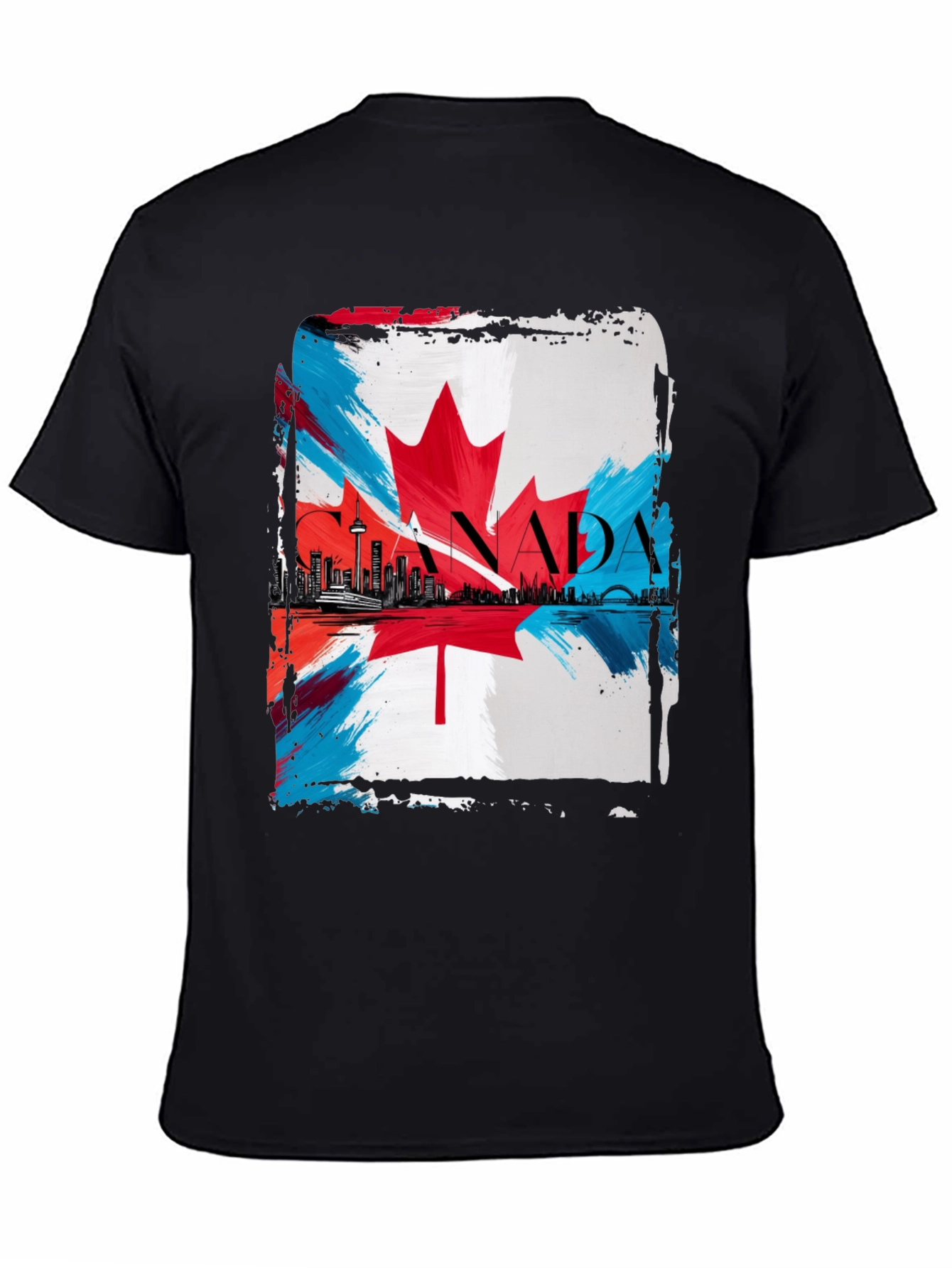 Canada Flag T-Shirt - Patriotic Graphic Tee