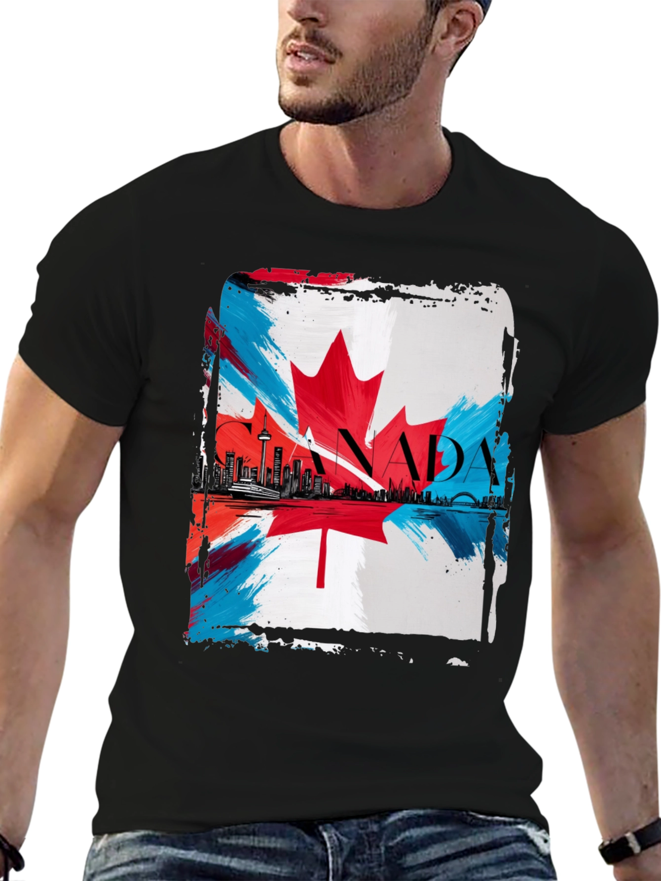 Canada Flag T-Shirt - Patriotic Graphic Tee