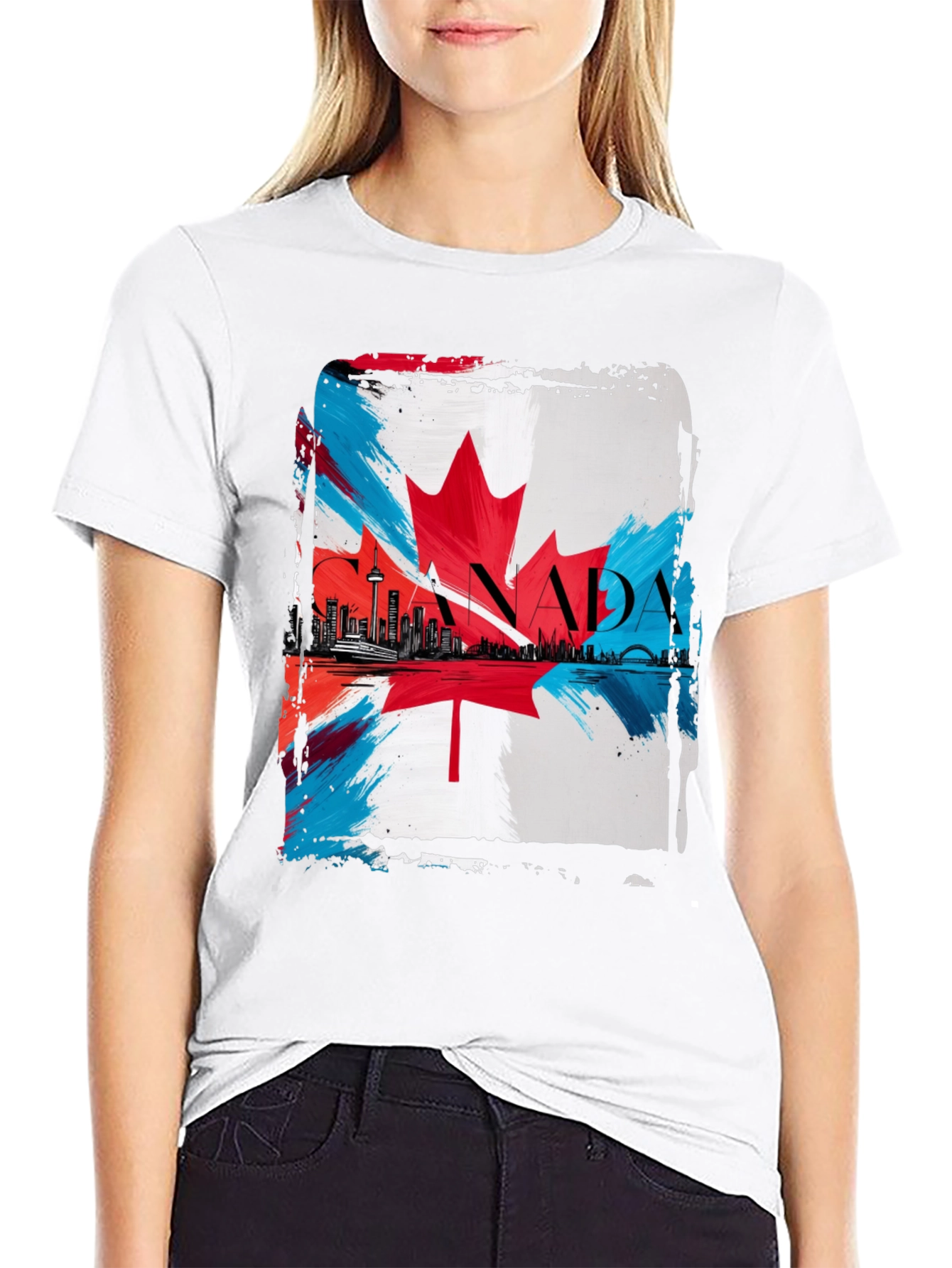 Canada Flag T-Shirt - Patriotic Graphic Tee