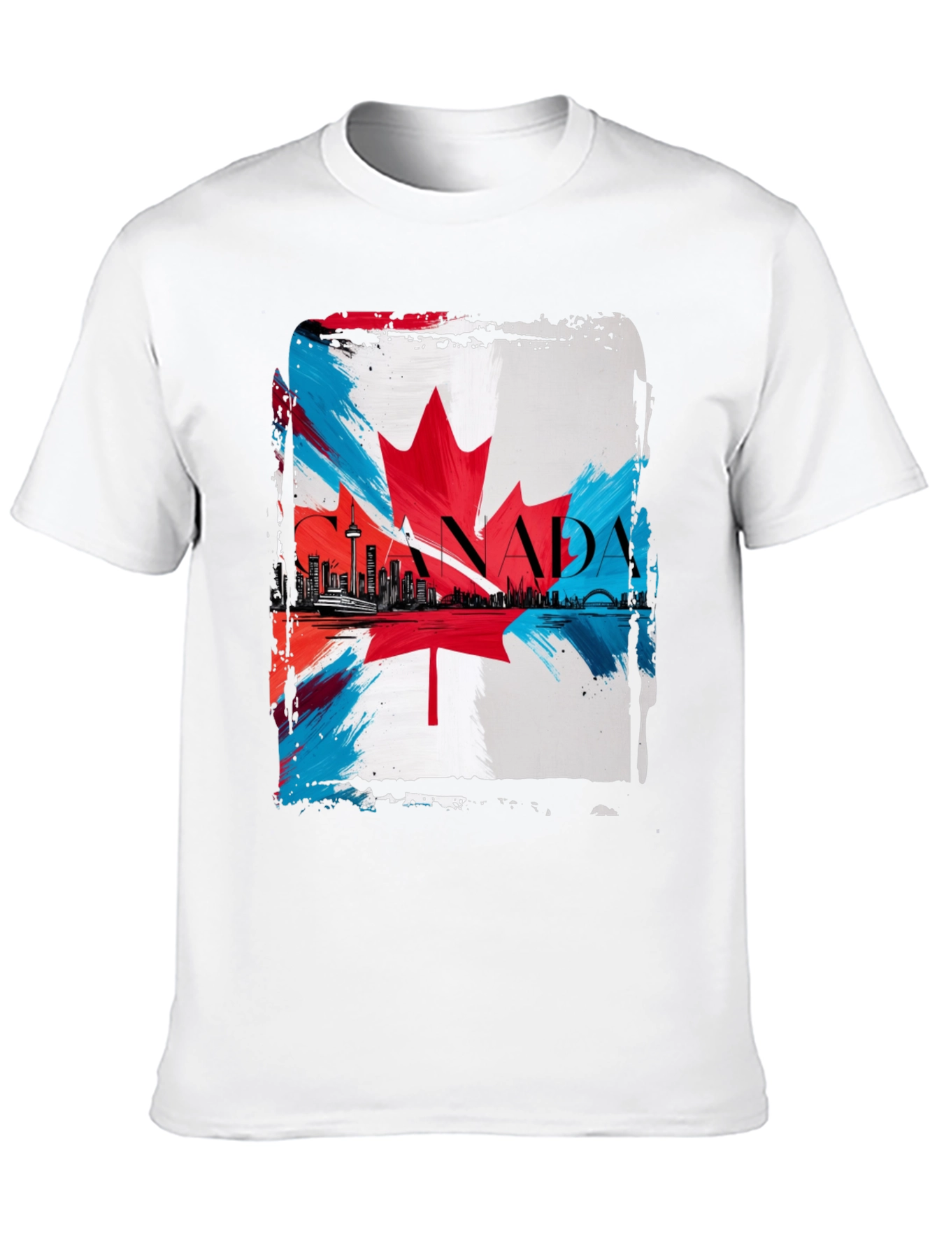 Canada Flag T-Shirt - Patriotic Graphic Tee