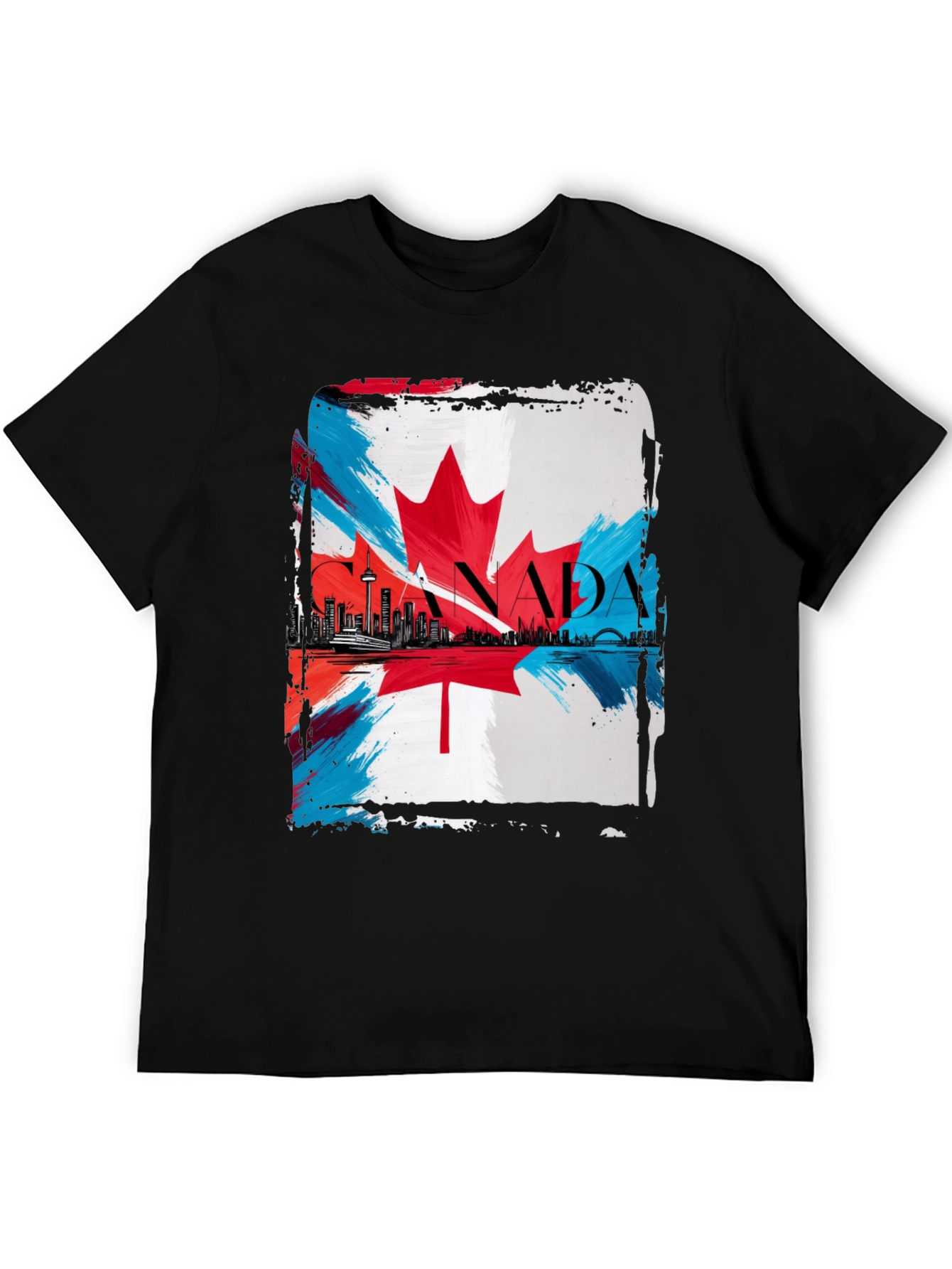 Canada Flag T-Shirt - Patriotic Graphic Tee