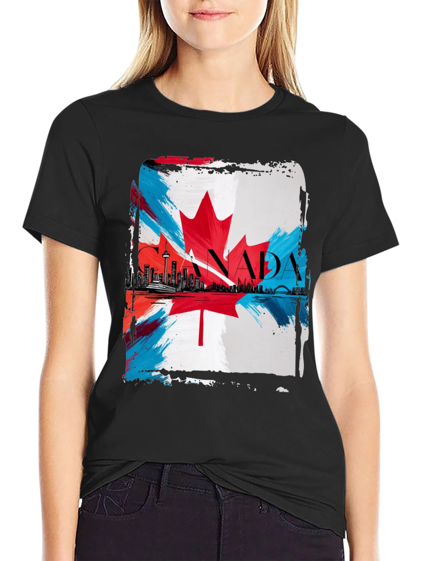 Canada Flag T-Shirt - Patriotic Graphic Tee