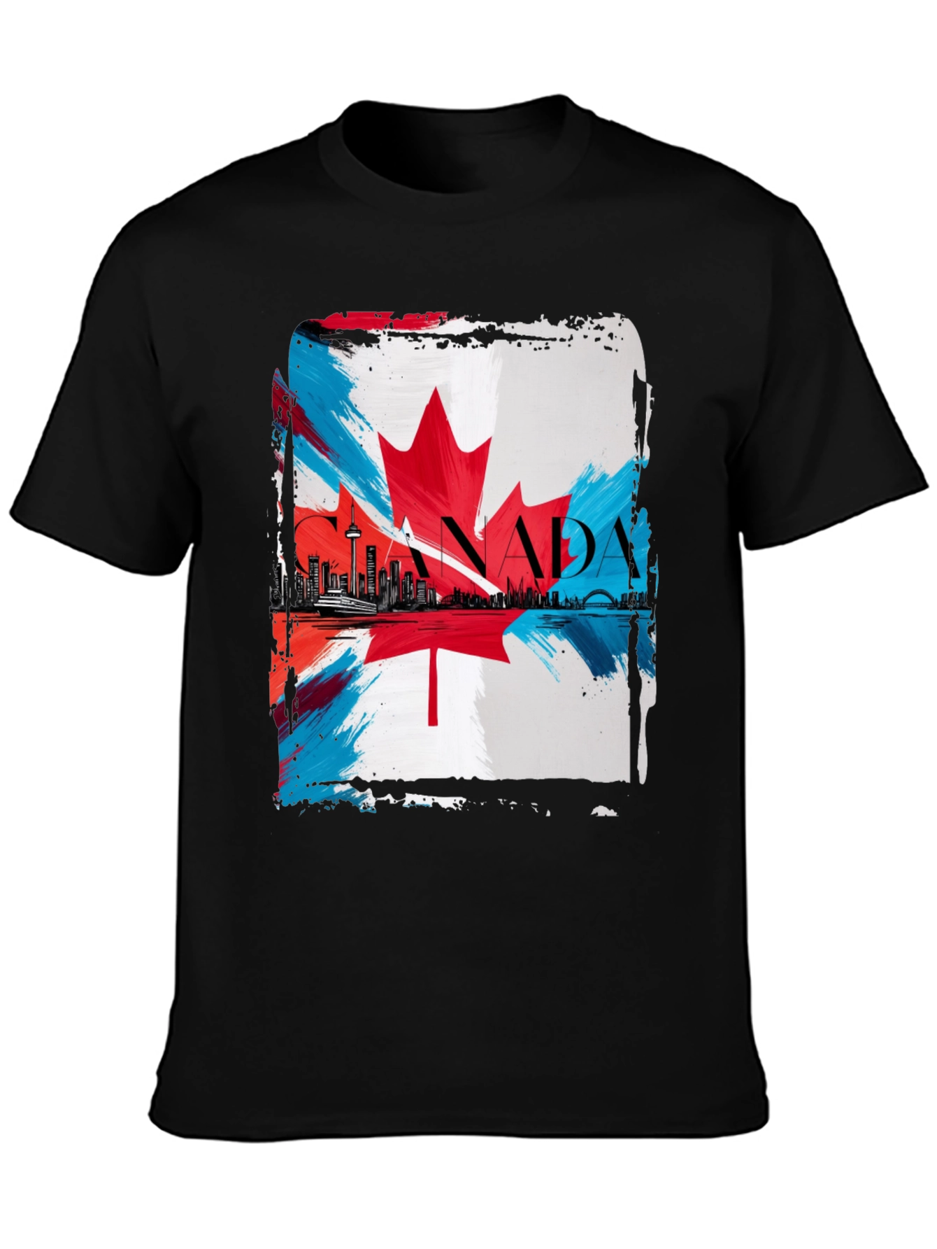 Canada Flag T-Shirt - Patriotic Graphic Tee