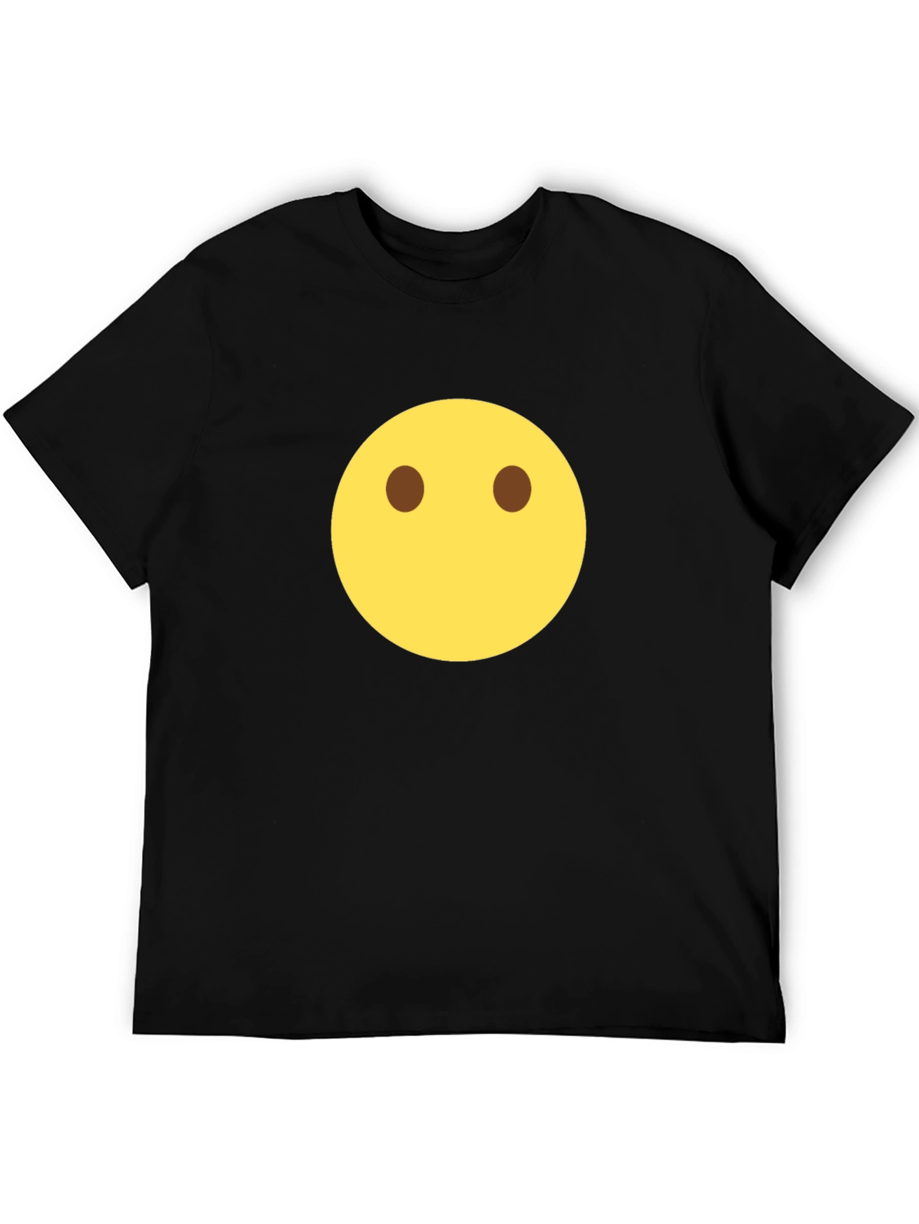 Minimalist Emoji T-Shirt - Simple Expression Tee