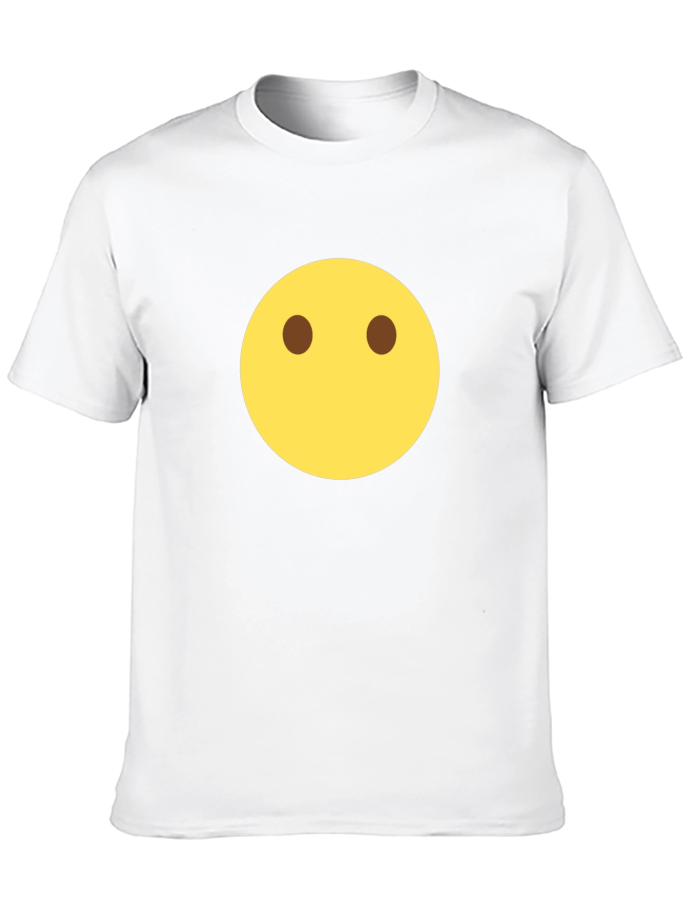 Minimalist Emoji T-Shirt - Simple Expression Tee
