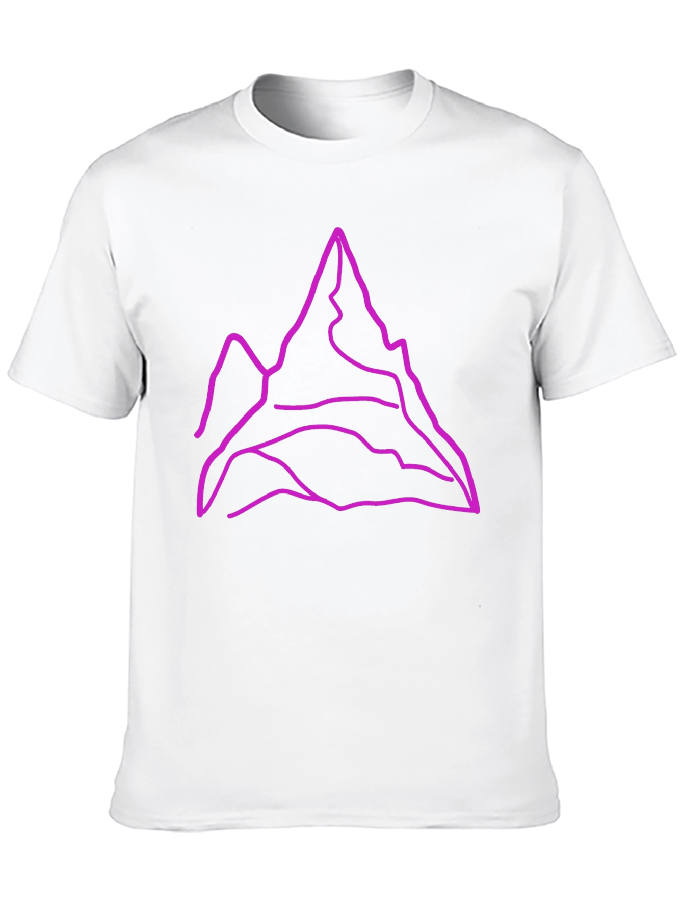 Mountain Outline Graphic Tee - Black