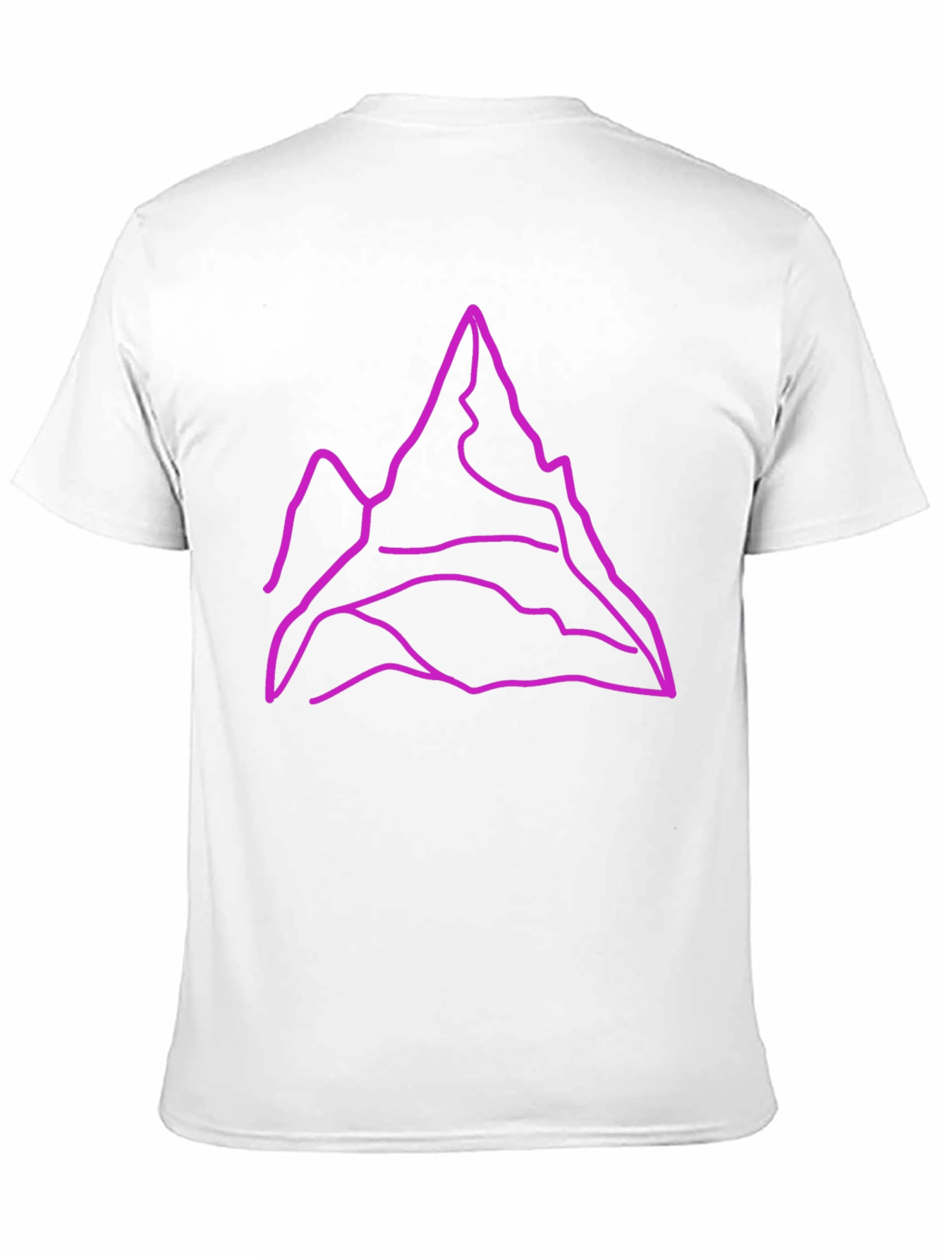 Mountain Outline Graphic Tee - Black