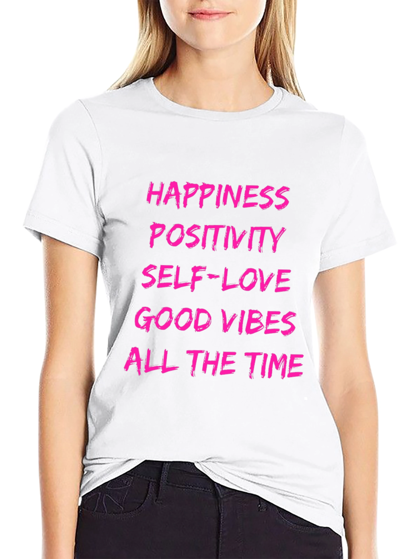 Positivity Graphic T-Shirt - Happiness Self-Love