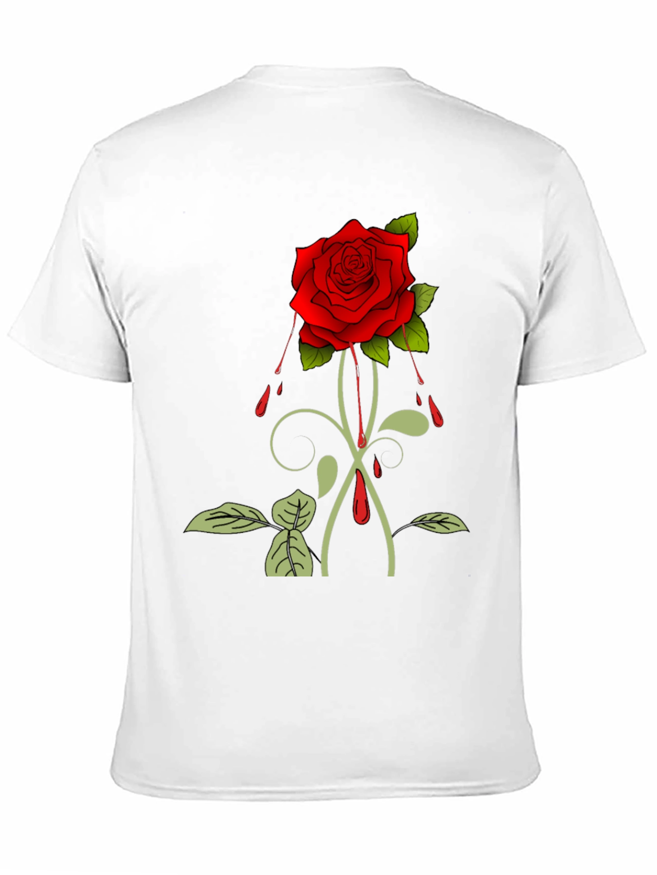 Rose Graphic T-Shirt - Black