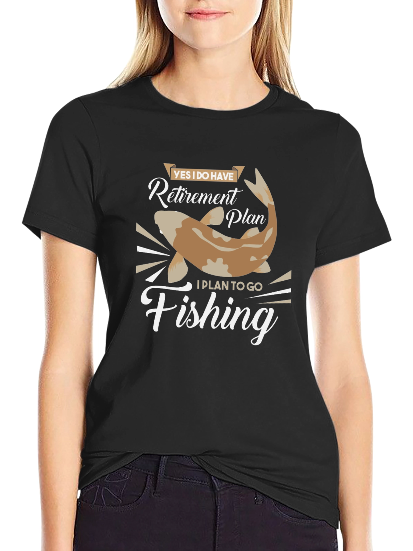 Retirement Plan Fishing T-Shirt