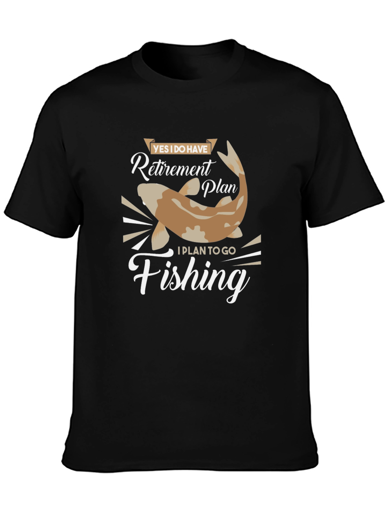 Retirement Plan Fishing T-Shirt