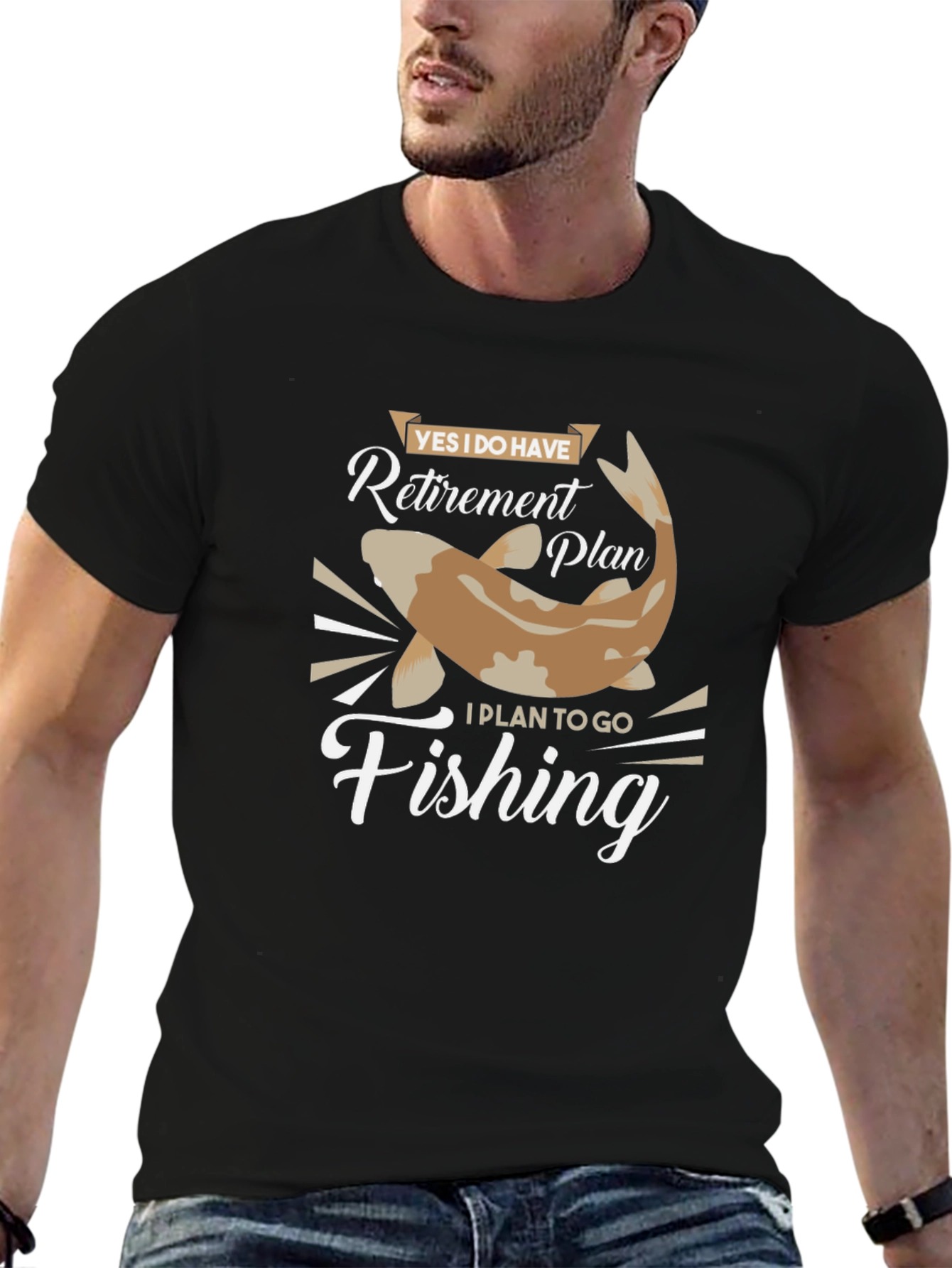 Retirement Plan Fishing T-Shirt