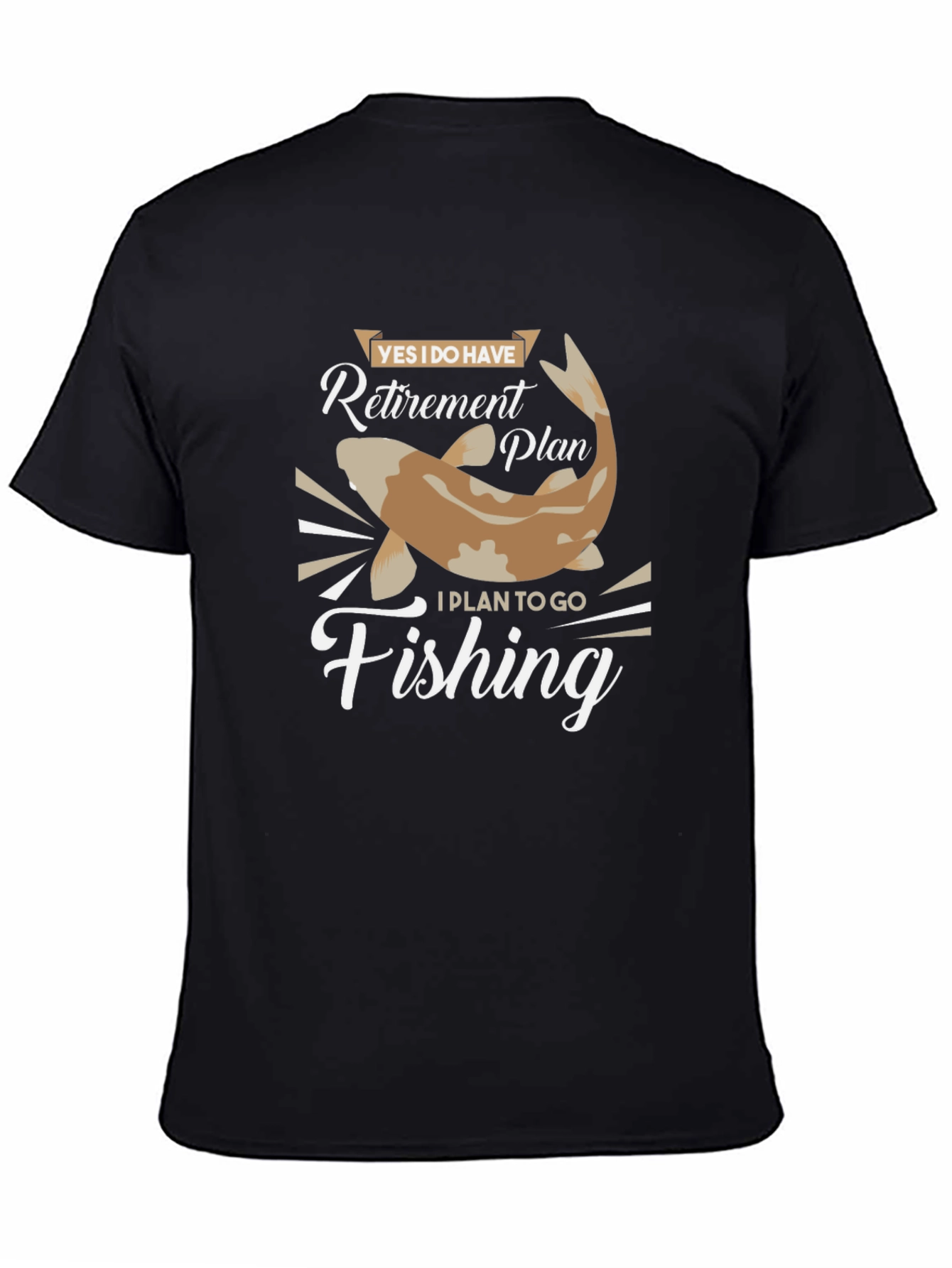 Retirement Plan Fishing T-Shirt